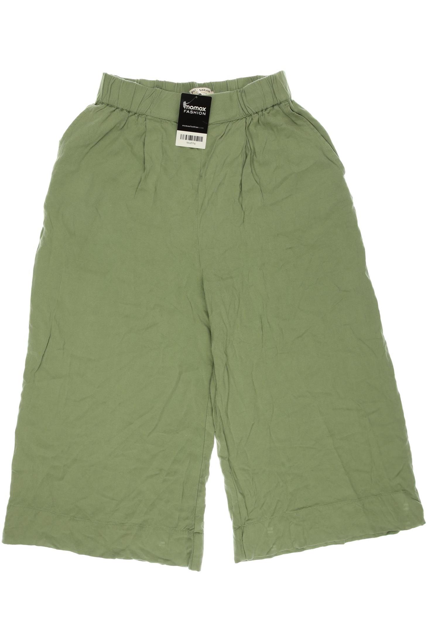 

Pull & Bear Damen Stoffhose, grün, Gr. 38