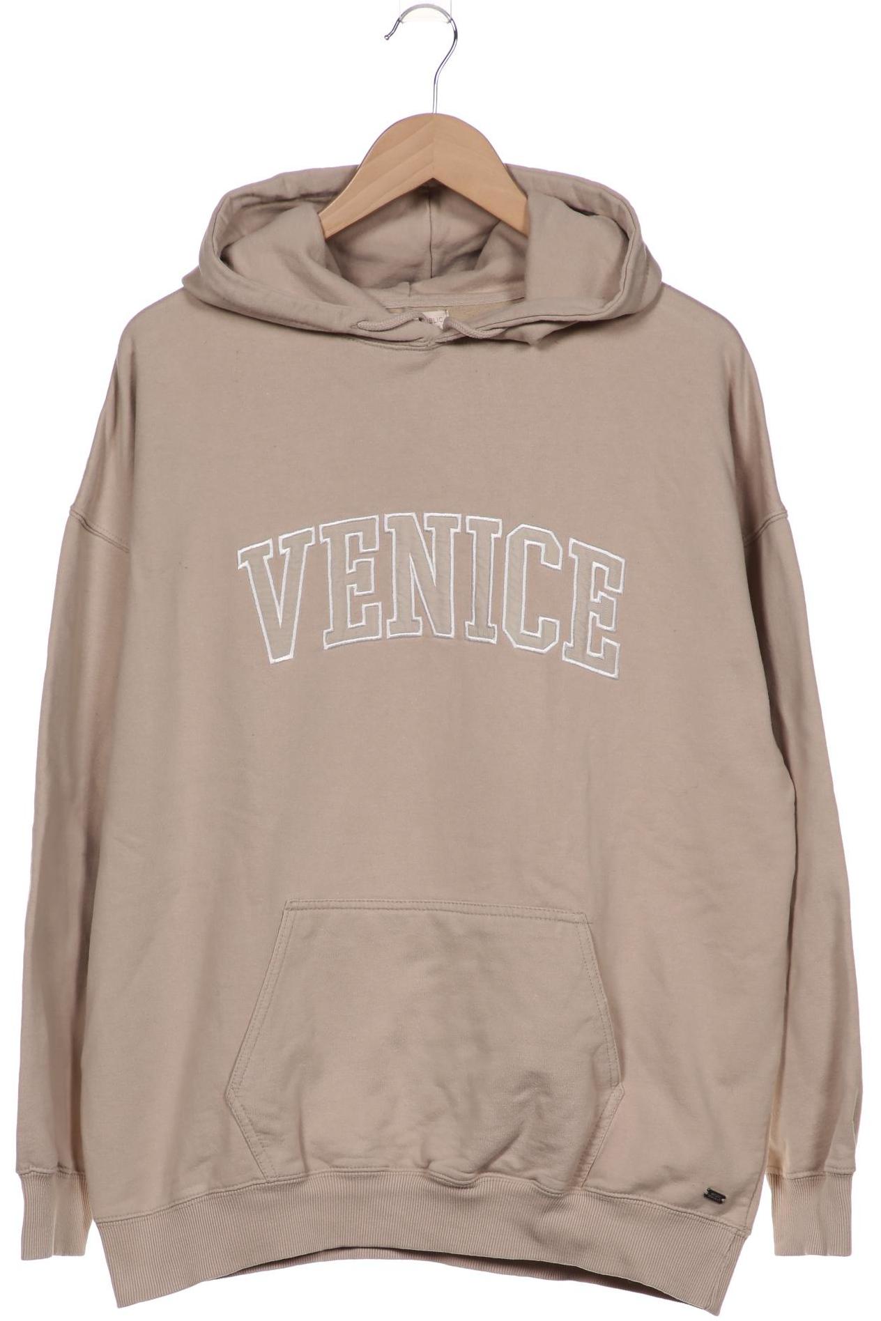 

Pull & Bear Damen Kapuzenpullover, beige, Gr. 42