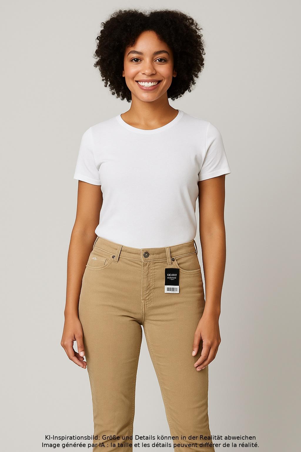 

Pull & Bear Damen Stoffhose, beige, Gr. 38