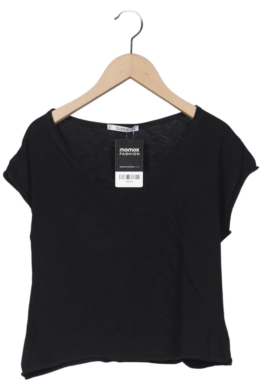 

Pull & Bear Damen T-Shirt, schwarz, Gr. 36