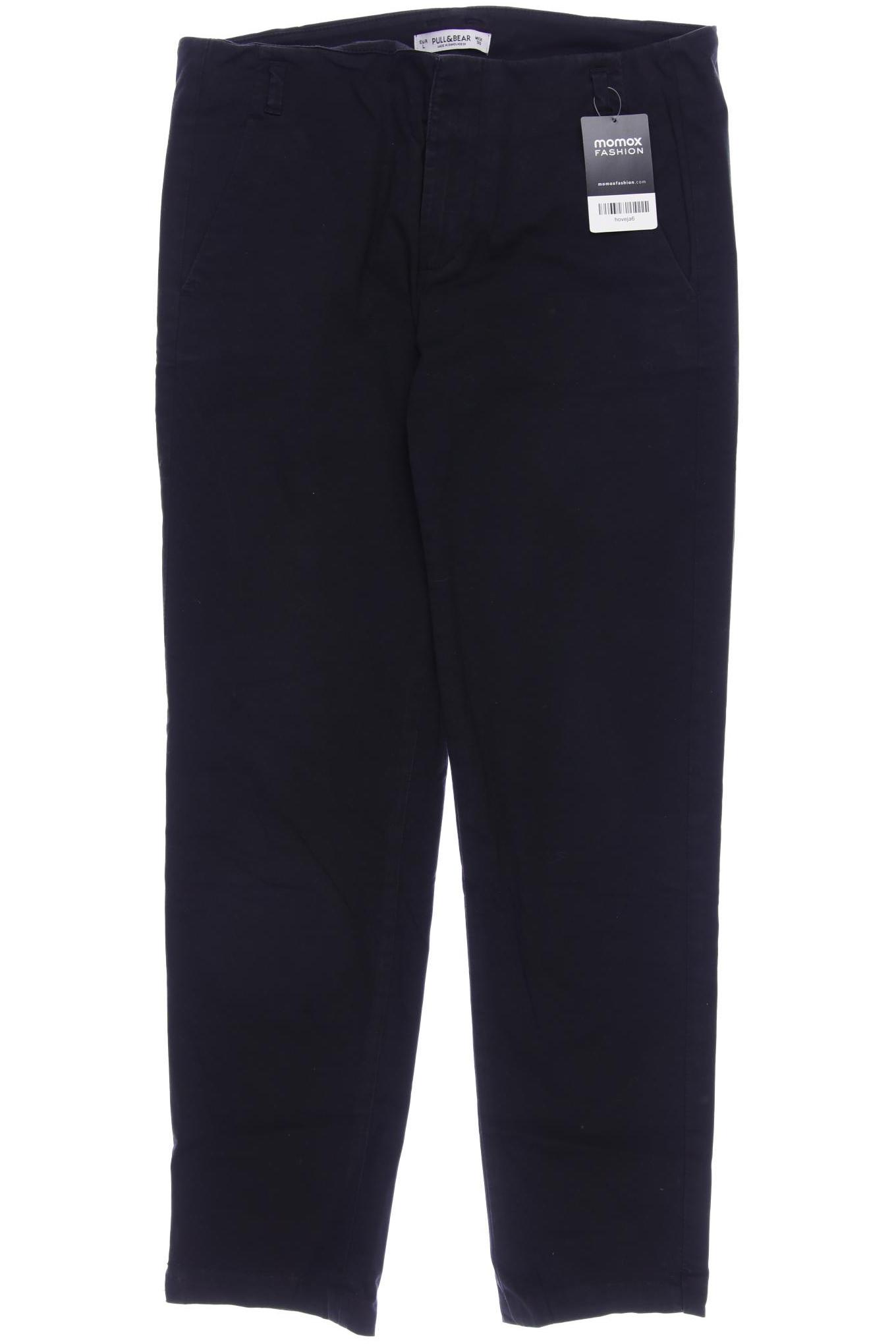 

Pull & Bear Damen Stoffhose, schwarz