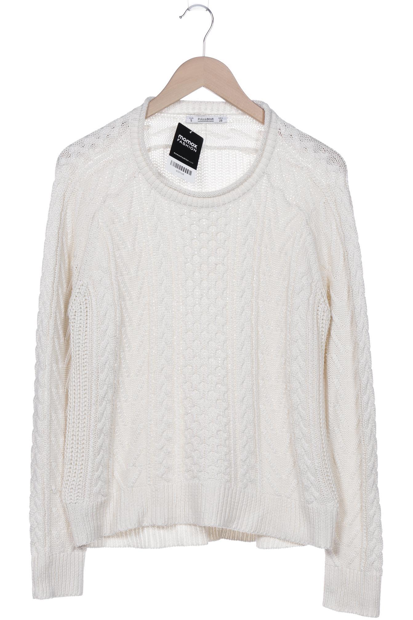 

Pull & Bear Damen Pullover, cremeweiß, Gr. 36