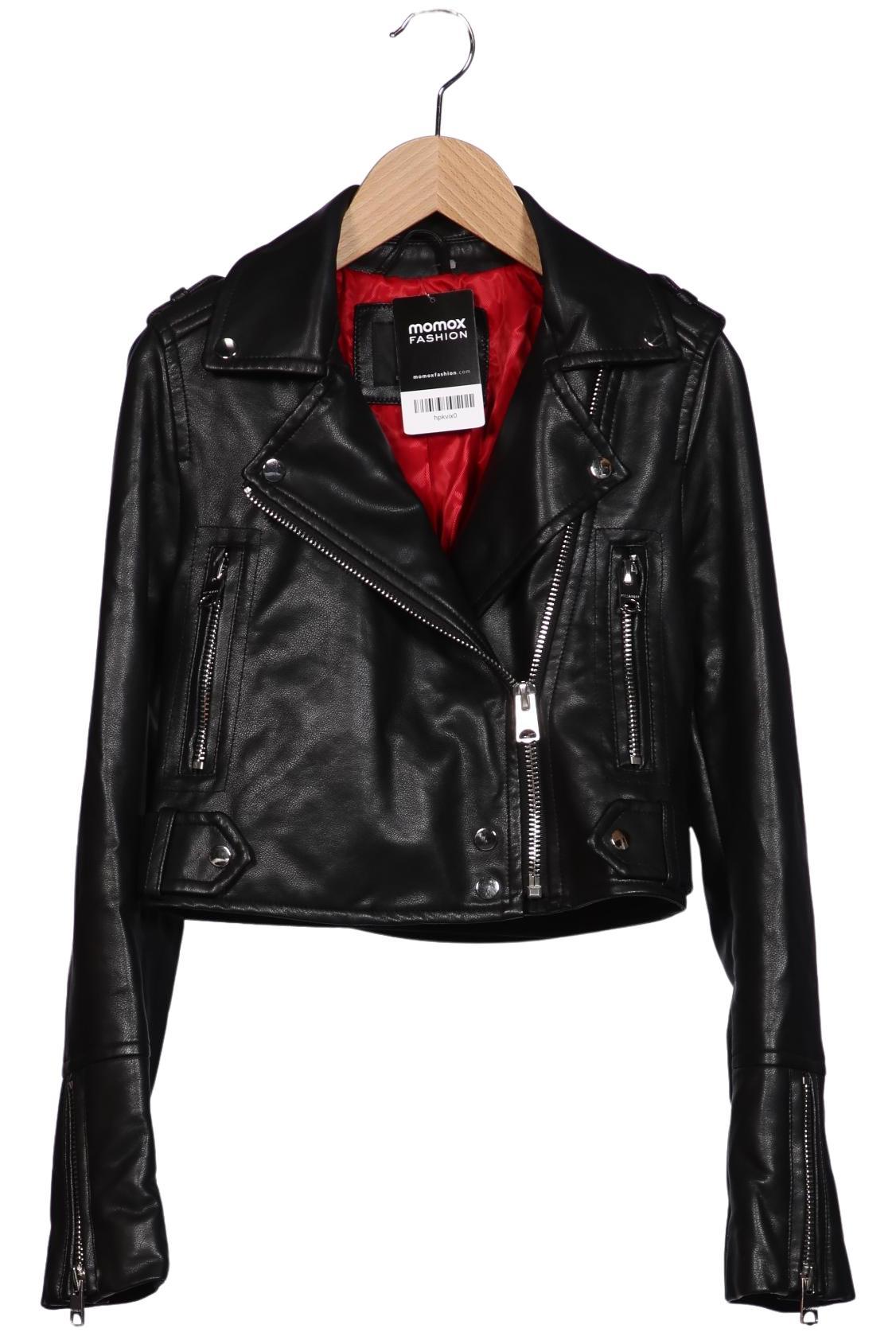 

Pull & Bear Damen Jacke, schwarz, Gr. 34