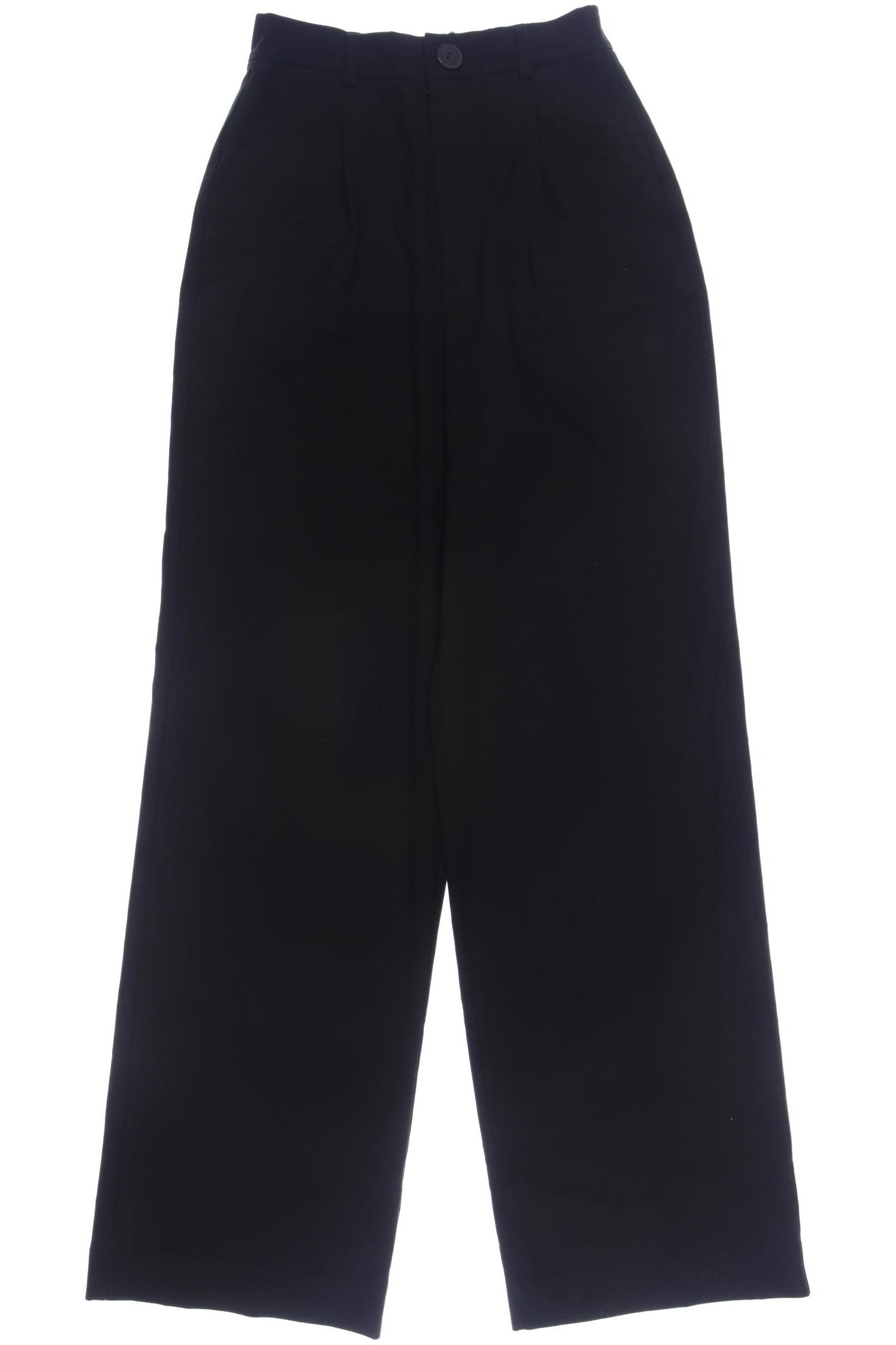 

Pull & Bear Damen Stoffhose, schwarz, Gr. 0