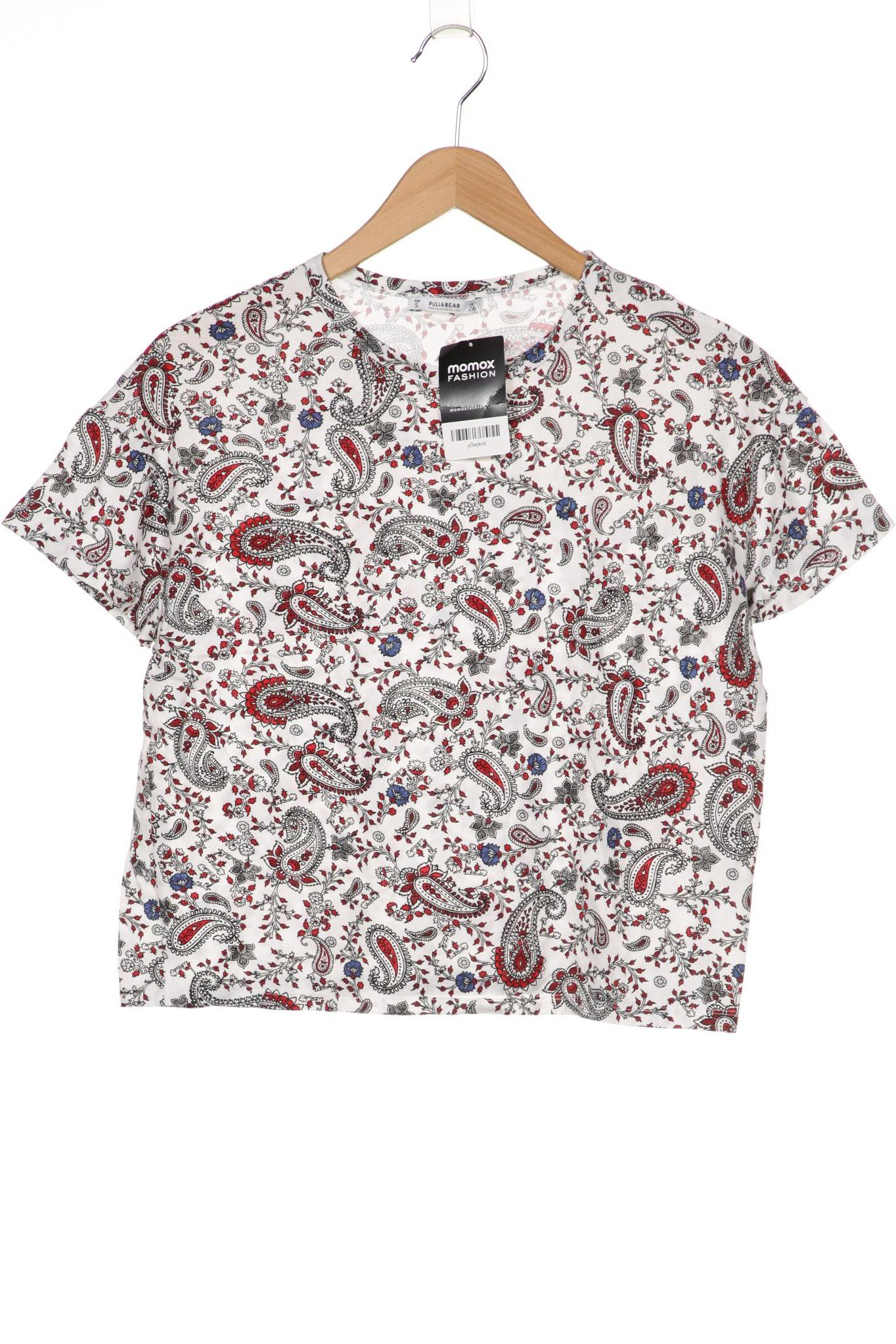 

Pull & Bear Damen T-Shirt, mehrfarbig, Gr. 36