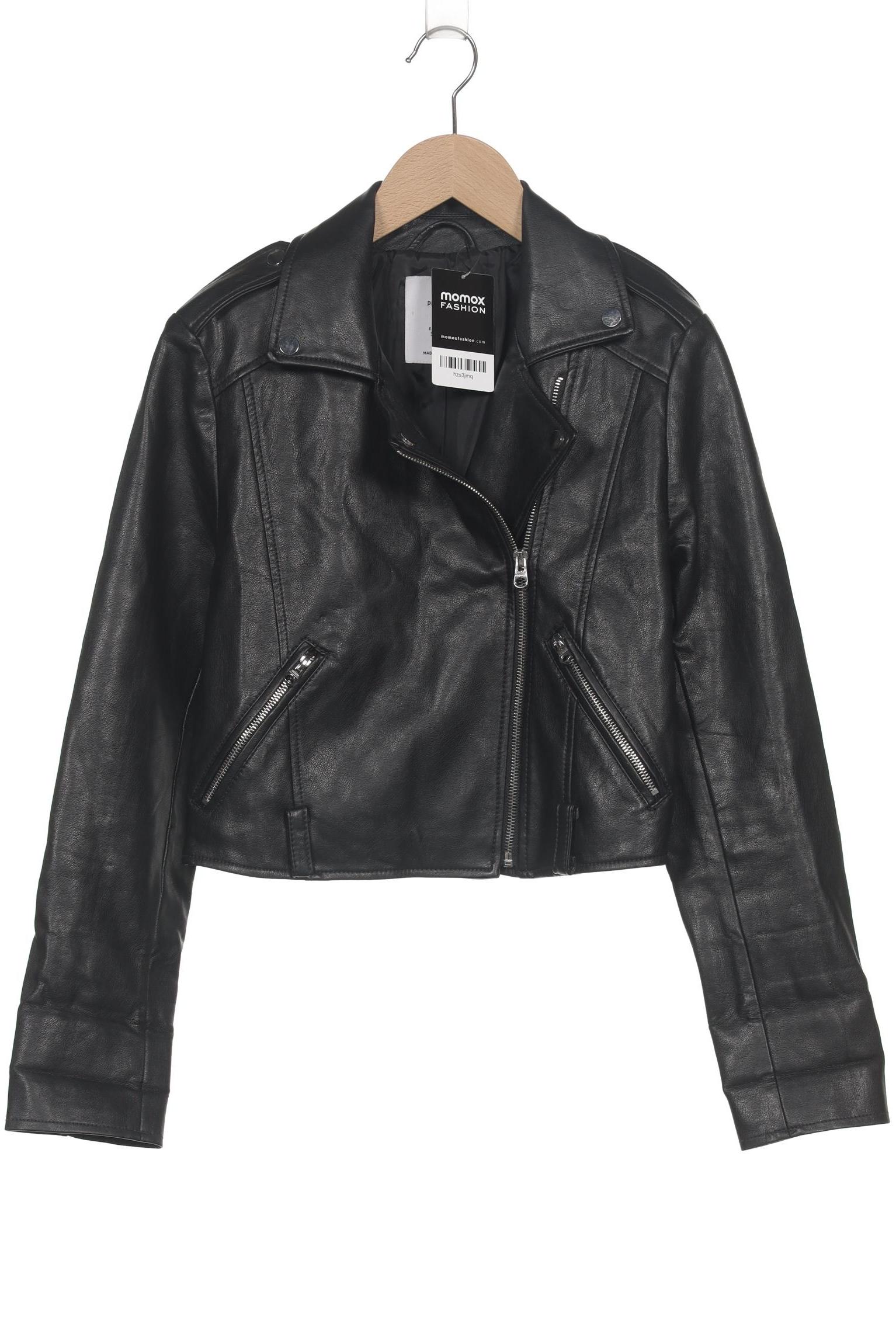 

Pull & Bear Damen Jacke, schwarz, Gr. 36
