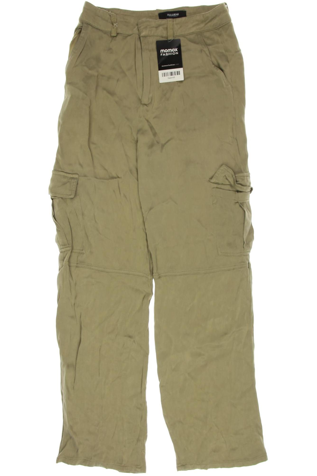 

Pull & Bear Damen Stoffhose, hellgrün, Gr. 0