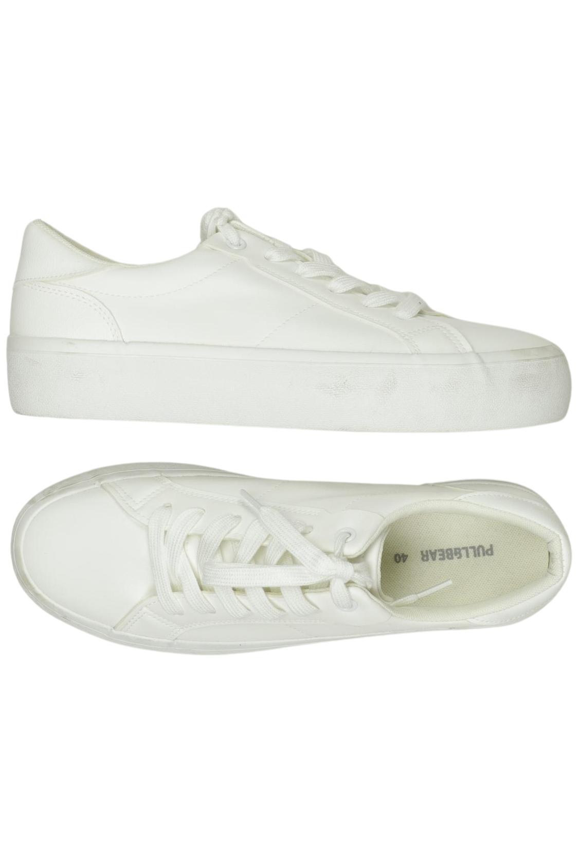 

Pull & Bear Damen Sneakers, weiß, Gr. 40
