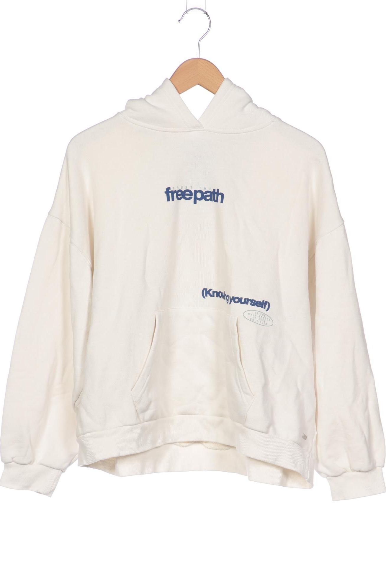 

Pull & Bear Damen Kapuzenpullover, weiß, Gr. 42