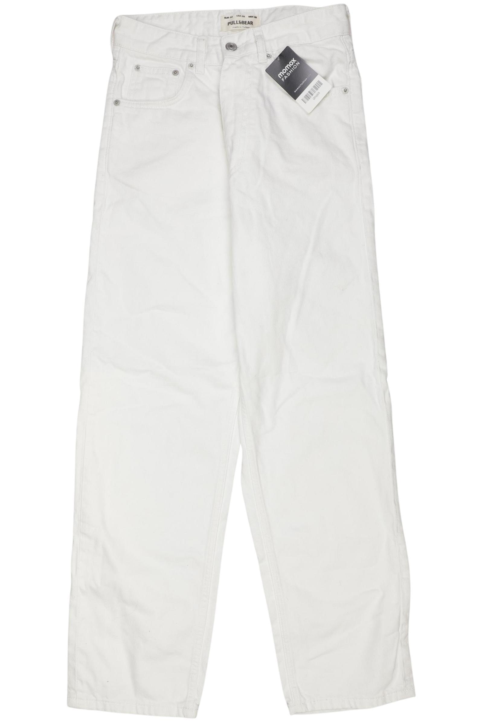 

Pull & Bear Damen Jeans, weiß, Gr. 34
