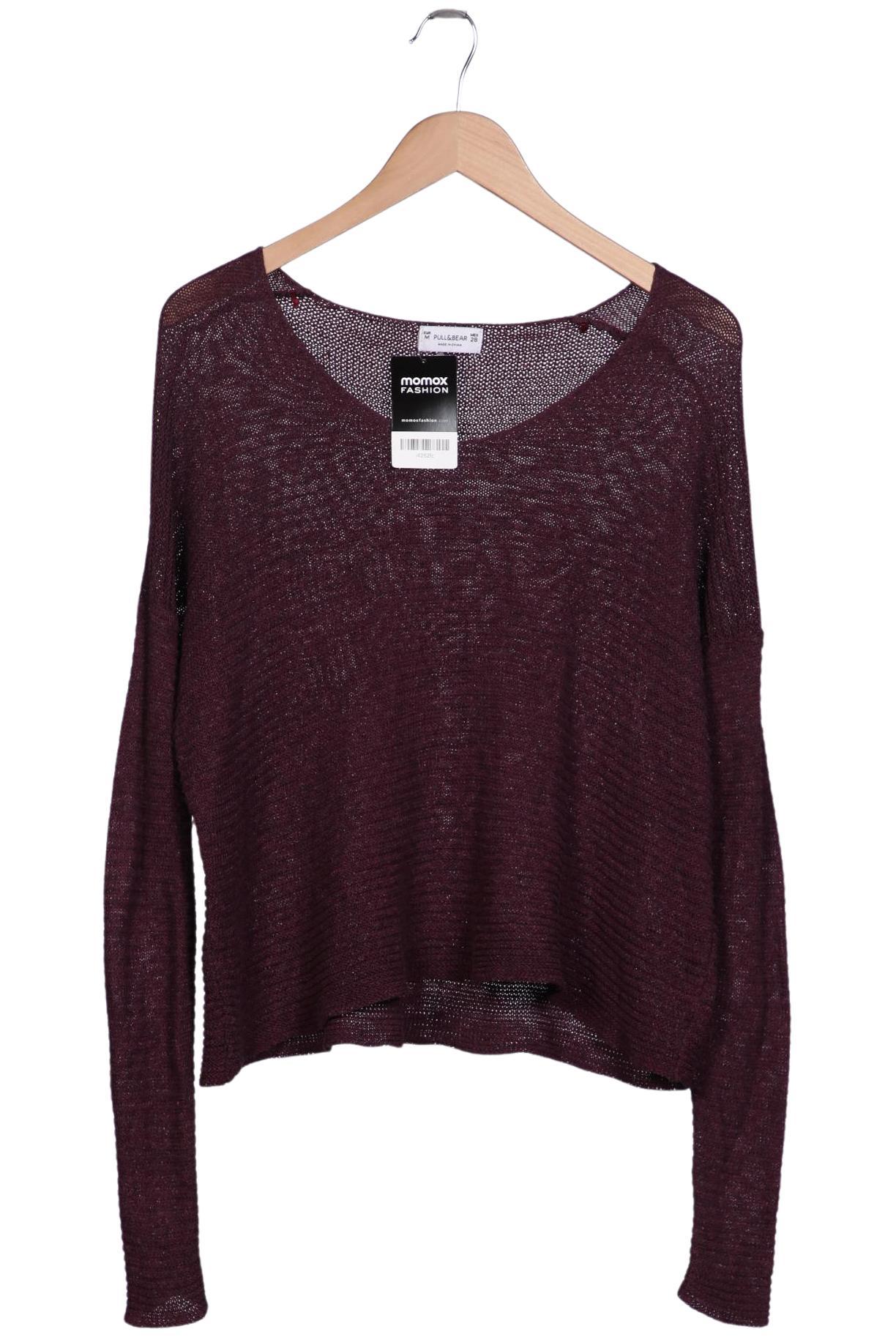 

Pull & Bear Damen Pullover, bordeaux, Gr. 38