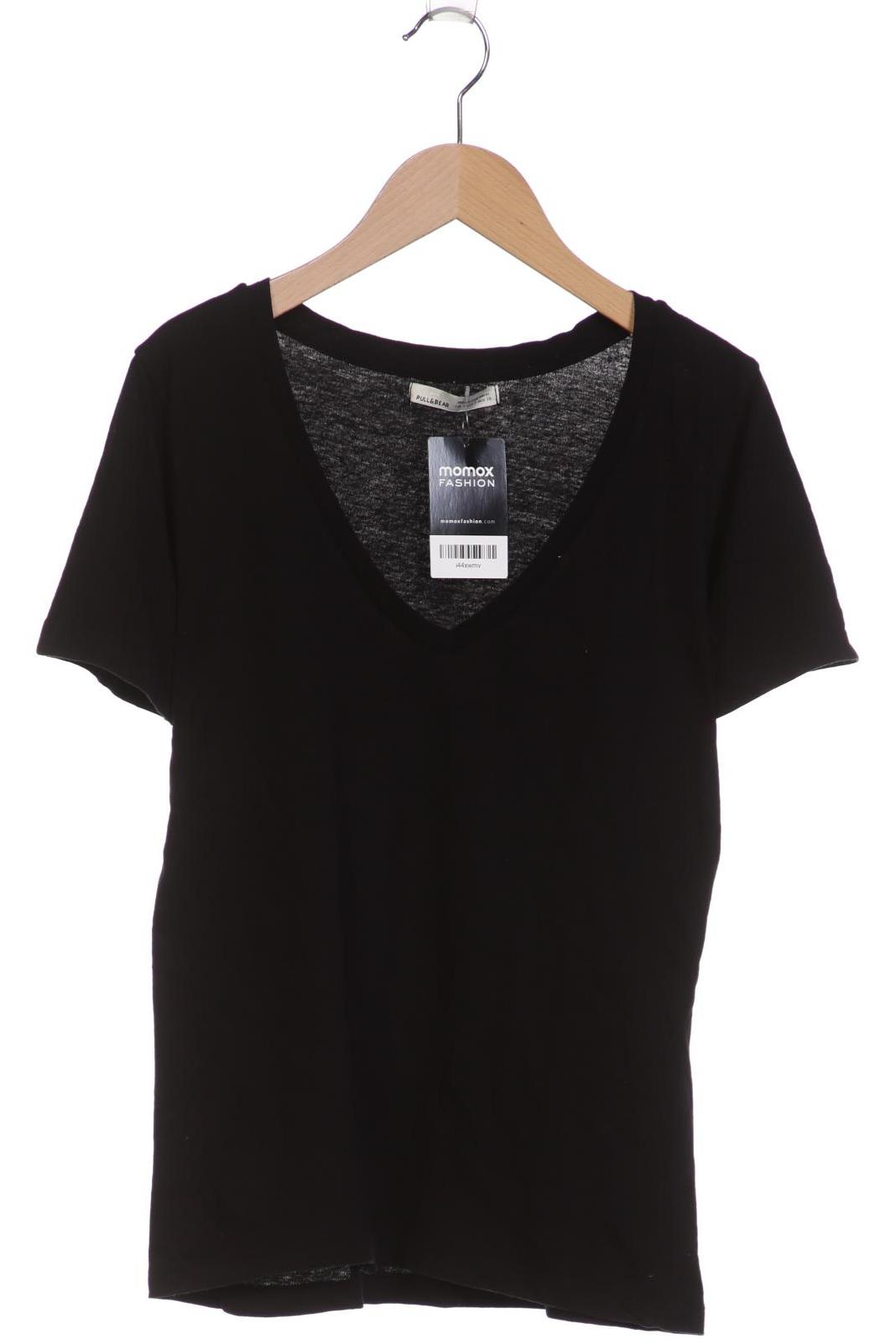 

Pull & Bear Damen T-Shirt, schwarz, Gr. 36