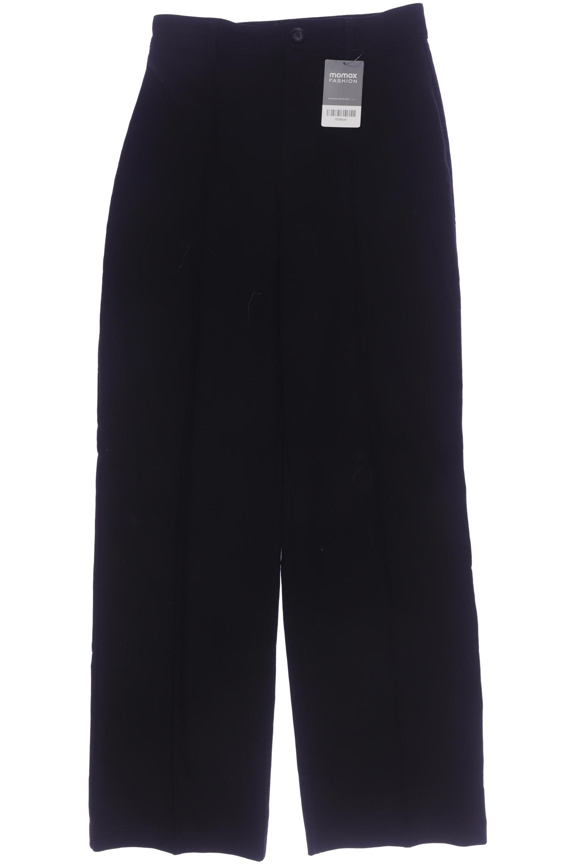 

Pull & Bear Damen Stoffhose, schwarz, Gr. 0