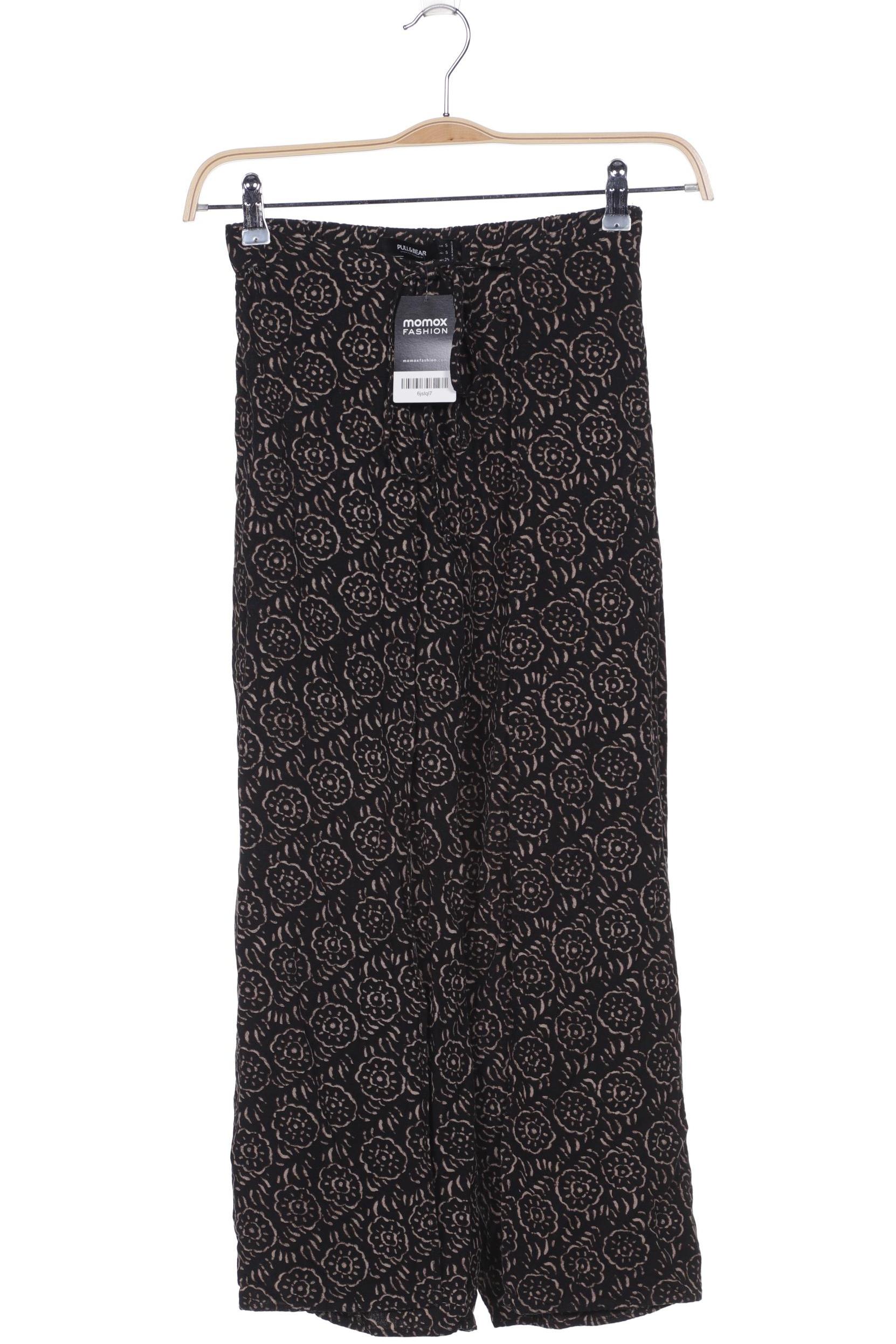 

Pull & Bear Damen Stoffhose, schwarz, Gr. 36
