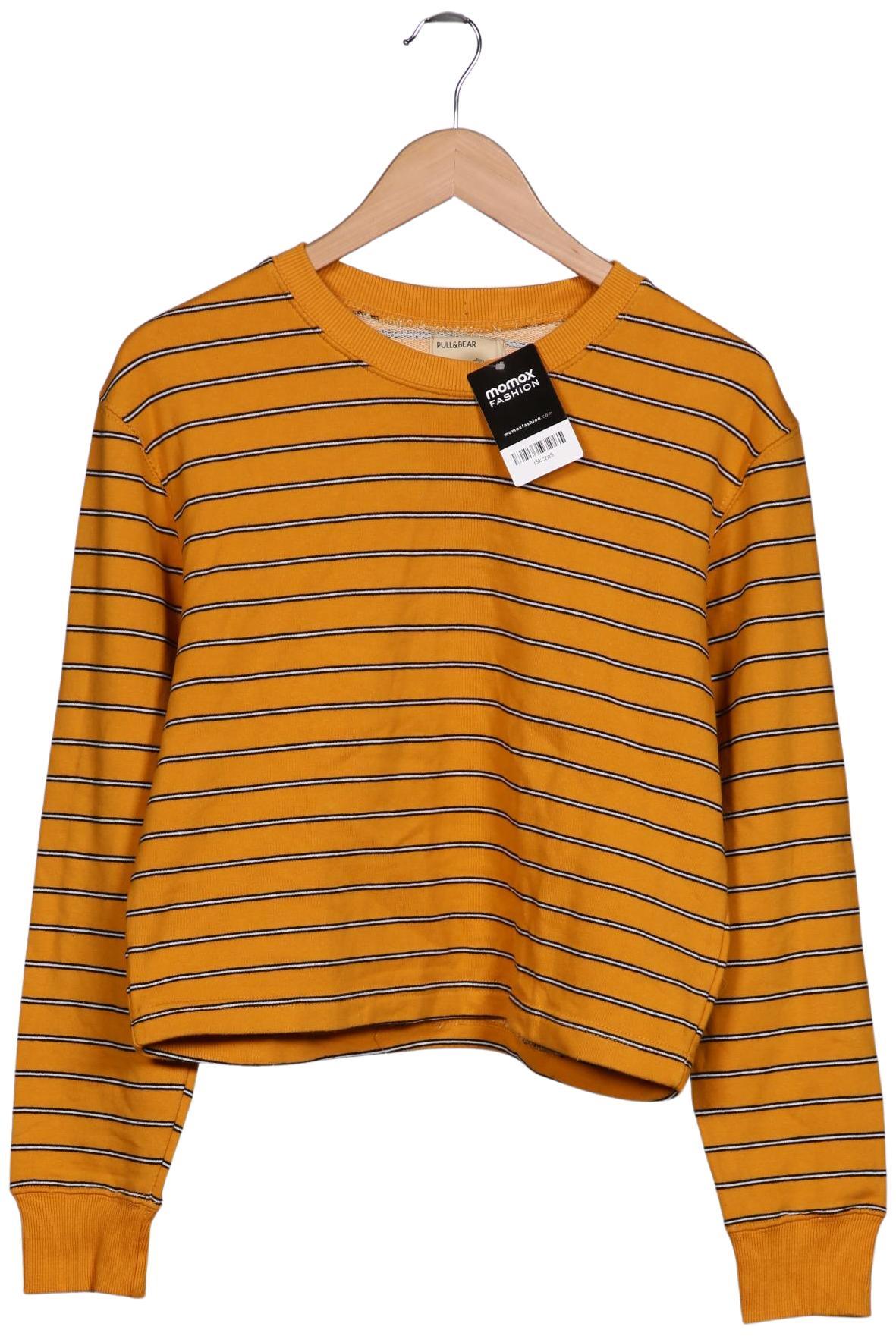 

Pull & Bear Damen Sweatshirt, gelb, Gr. 38