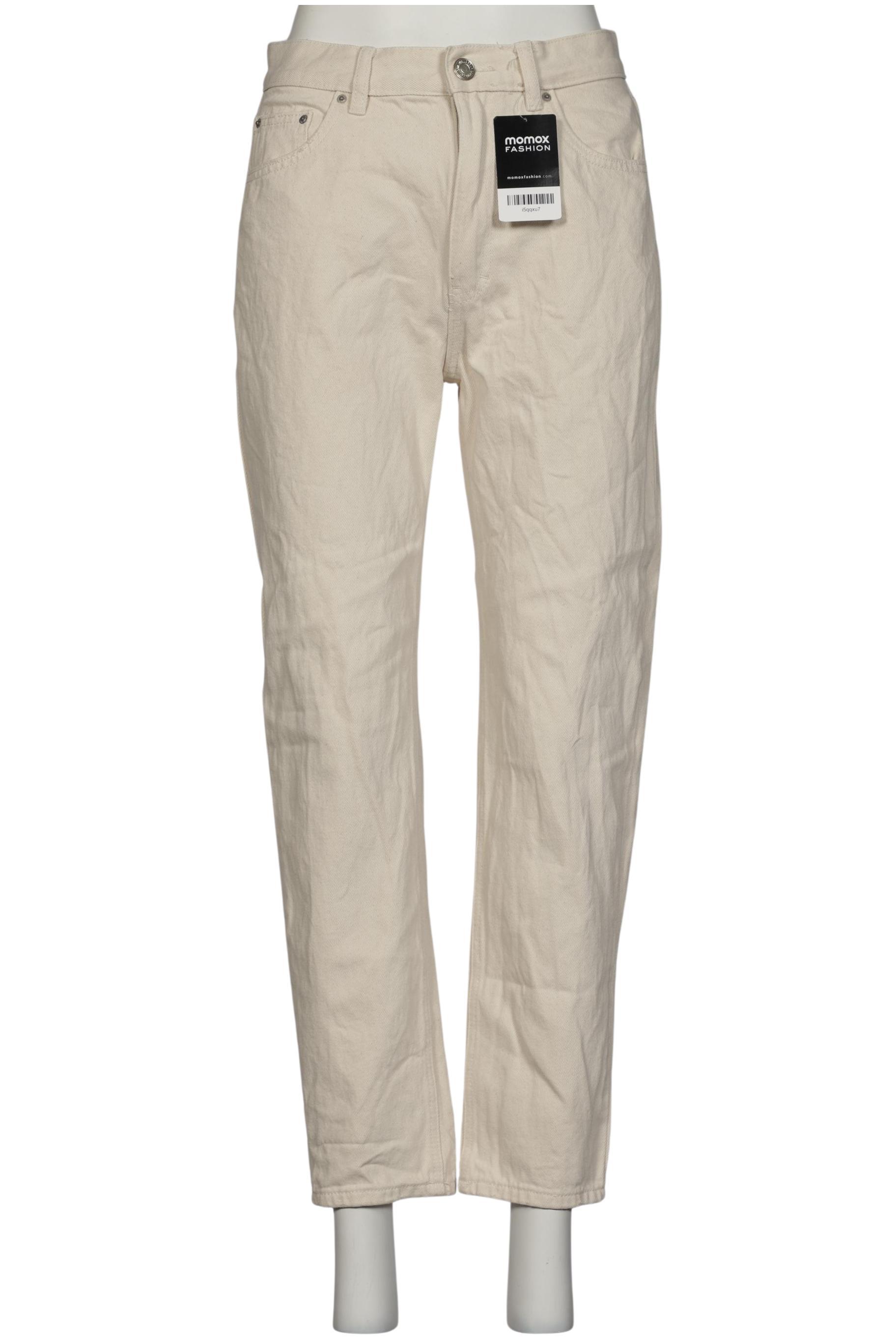 

Pull & Bear Damen Jeans, cremeweiß, Gr. 38