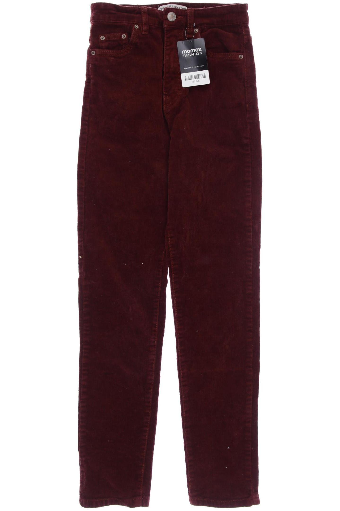 

Pull & Bear Damen Stoffhose, bordeaux, Gr. 32