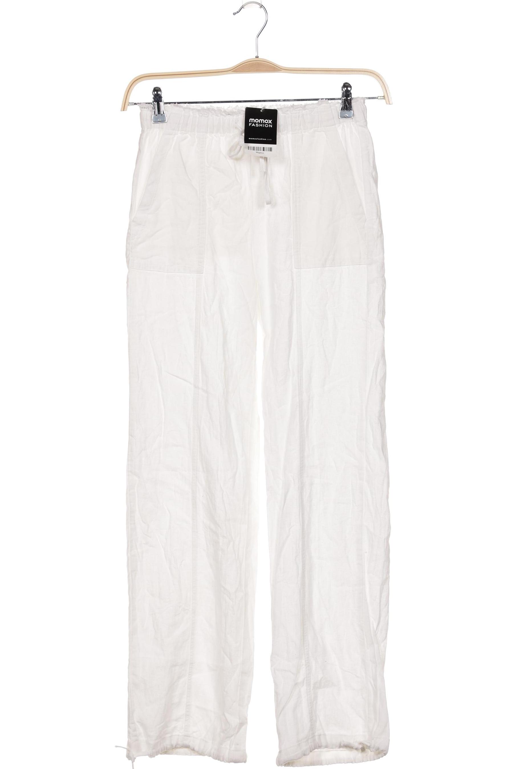 

Pull & Bear Damen Stoffhose, weiß, Gr. 0
