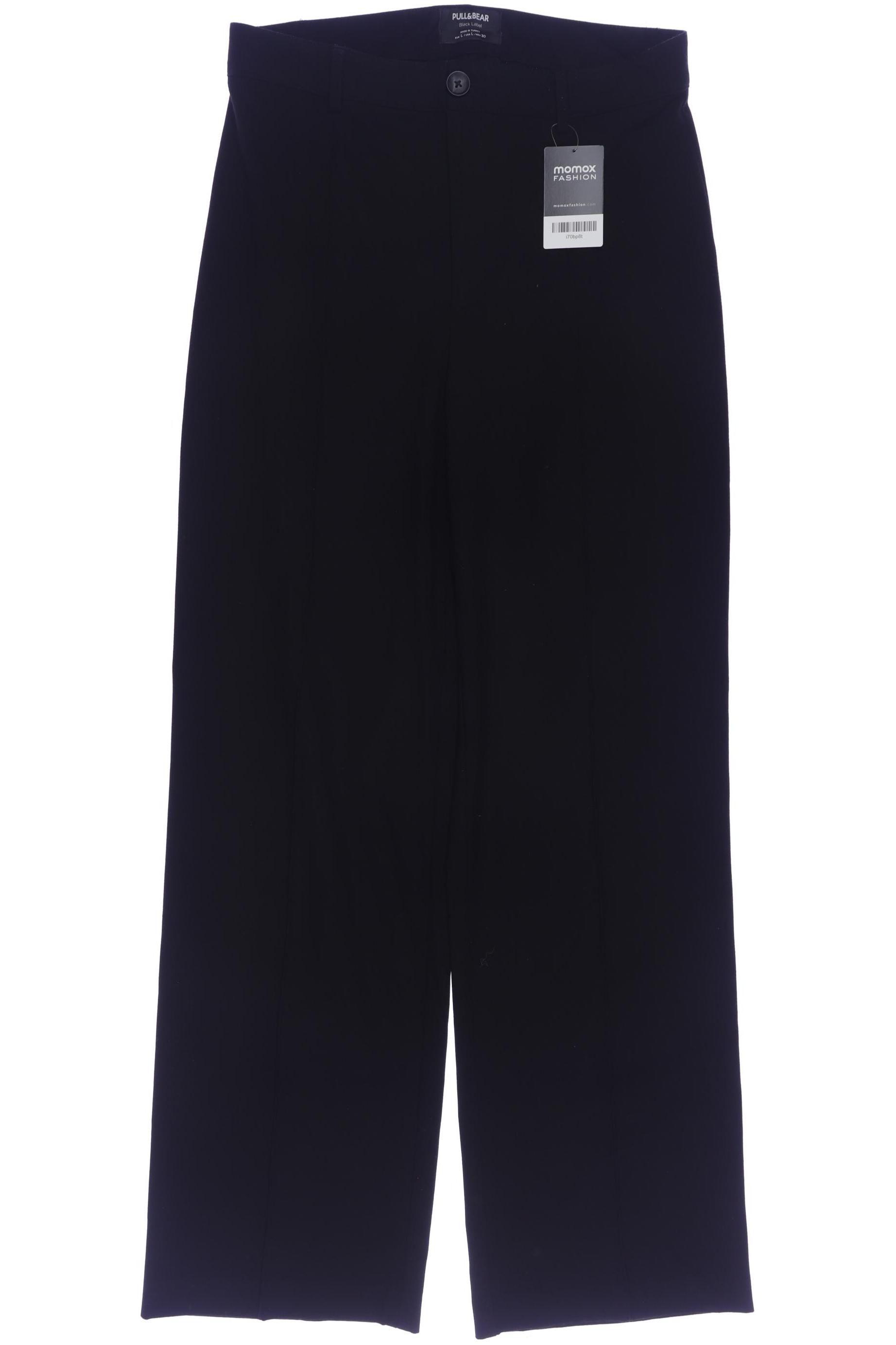 

Pull & Bear Damen Stoffhose, schwarz, Gr. 0
