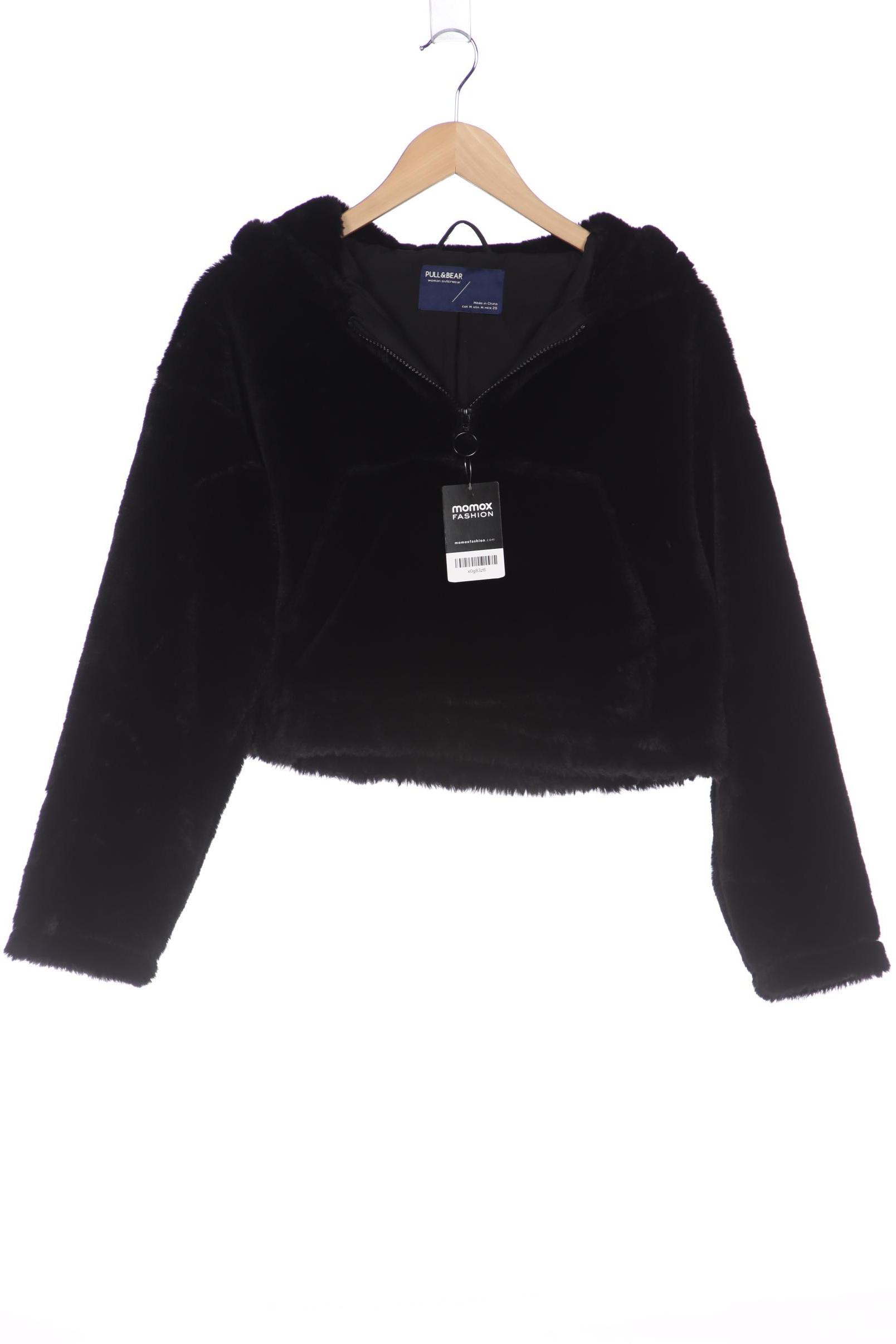 

Pull & Bear Damen Kapuzenpullover, schwarz, Gr. 38