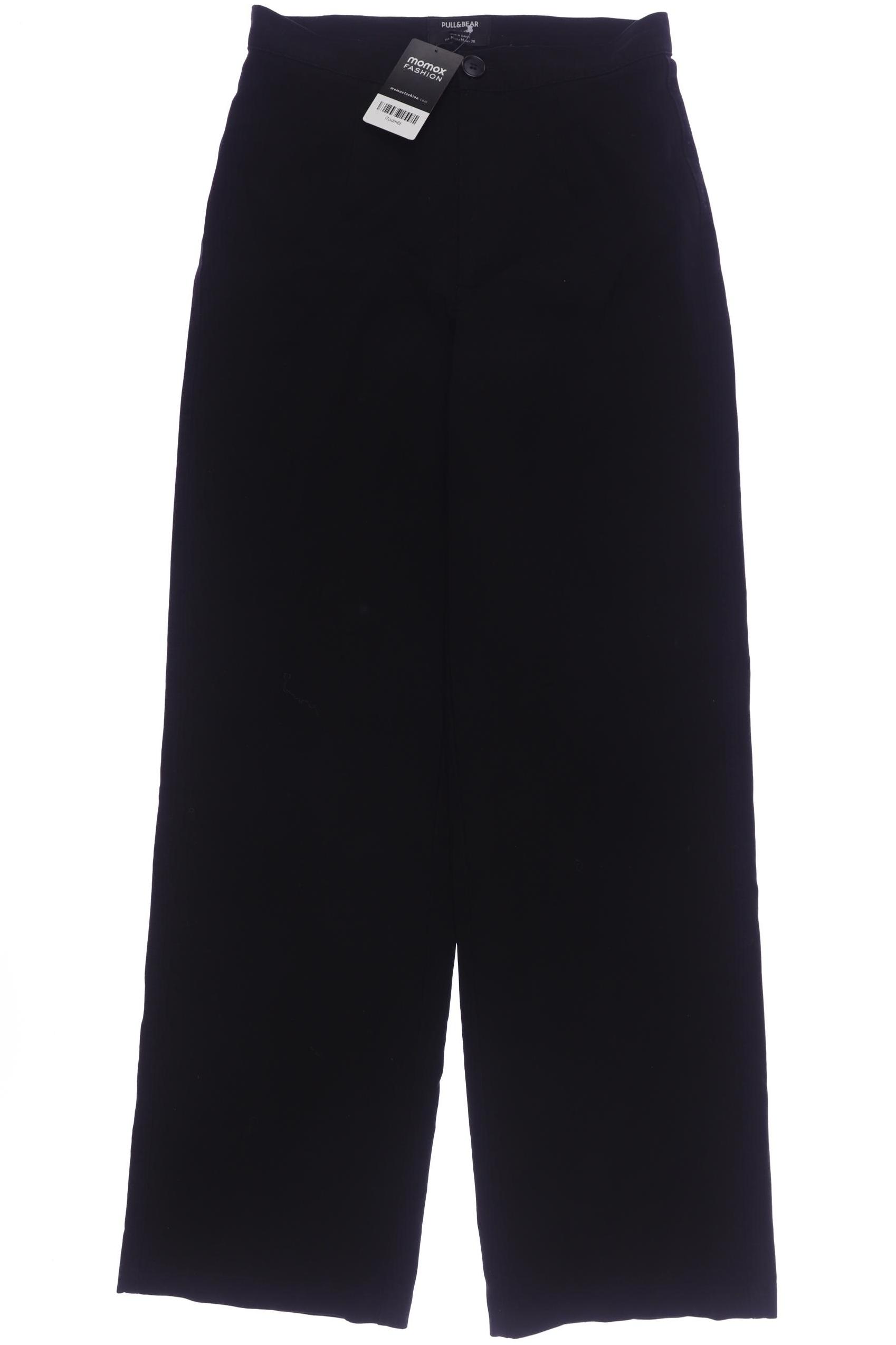 

Pull & Bear Damen Stoffhose, schwarz, Gr. 0