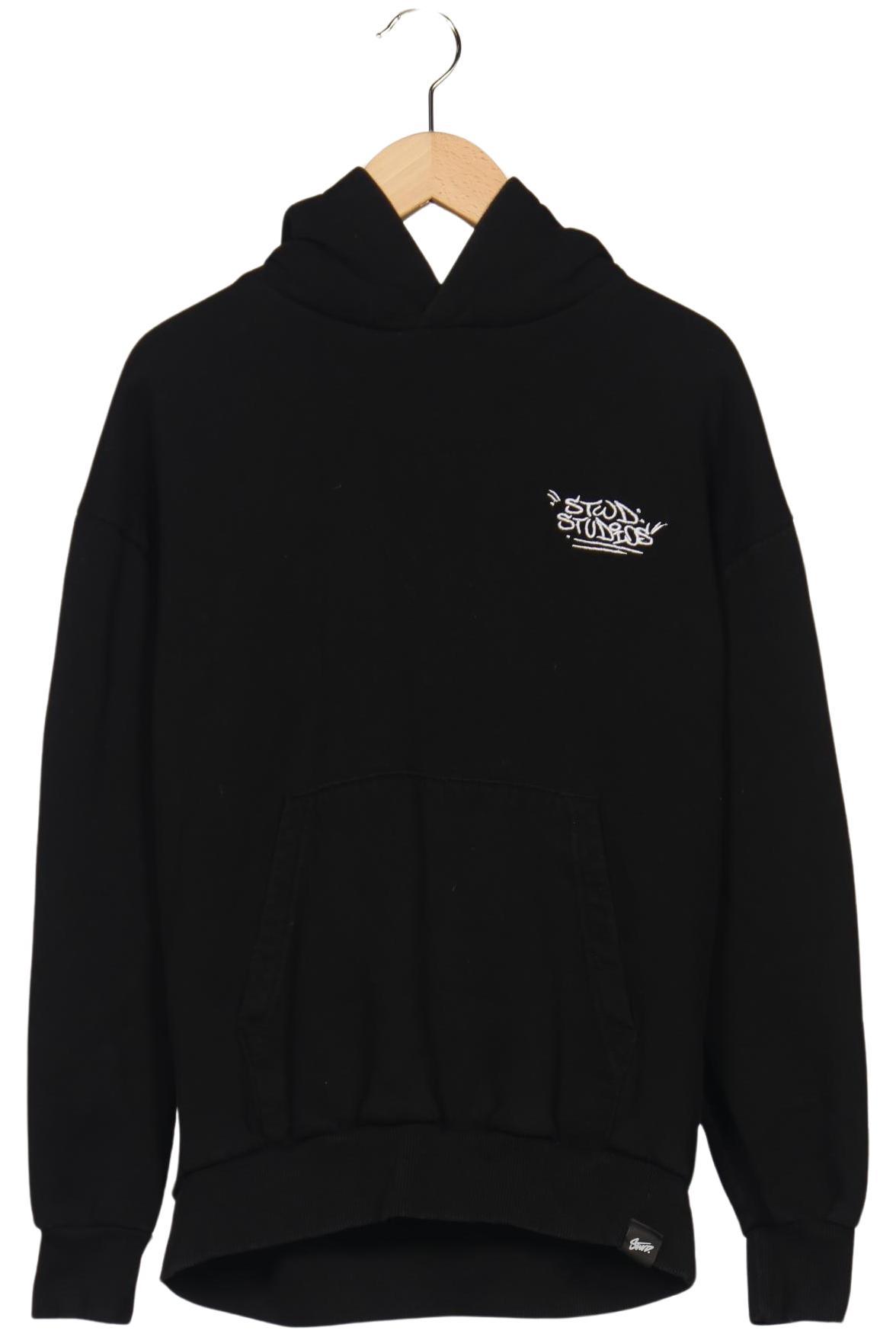 

Pull & Bear Damen Kapuzenpullover, schwarz, Gr. 34