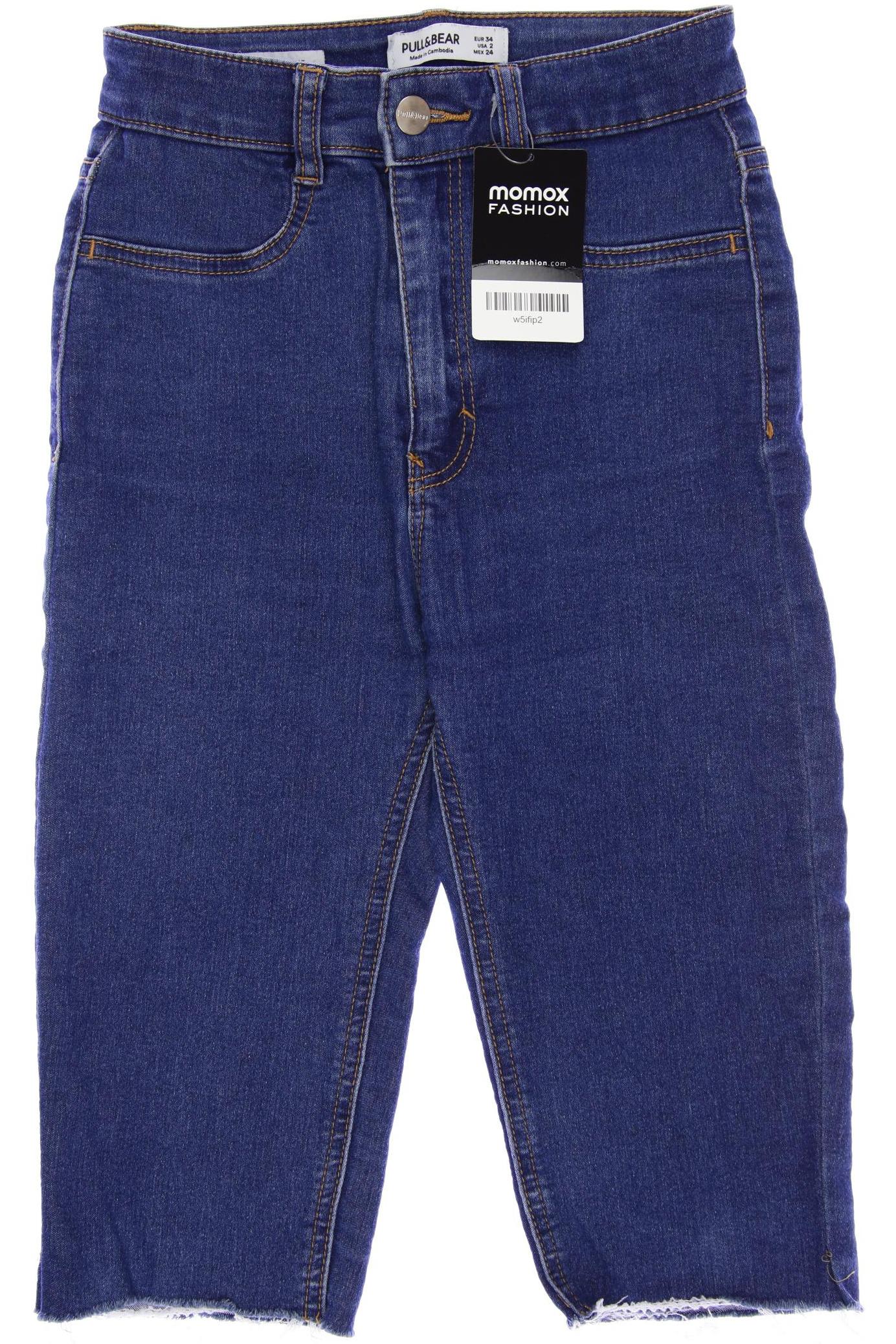 

Pull & Bear Damen Shorts, blau, Gr. 34