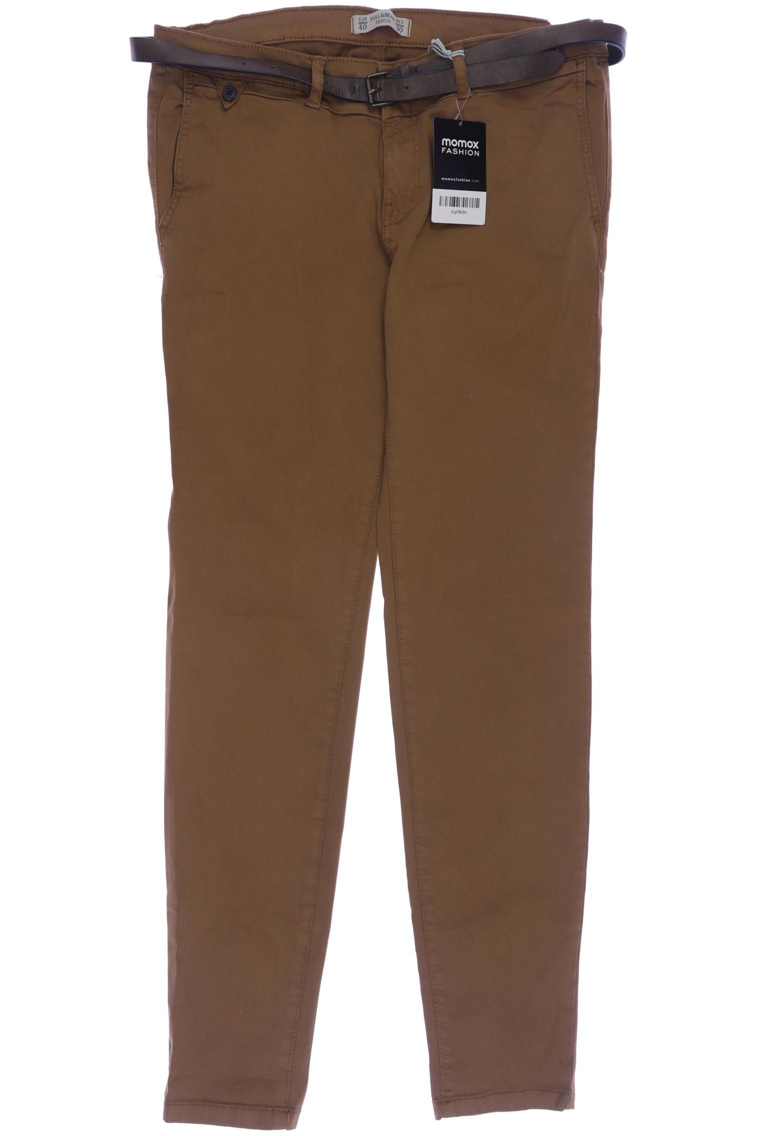 

Pull & Bear Damen Stoffhose, braun, Gr. 40
