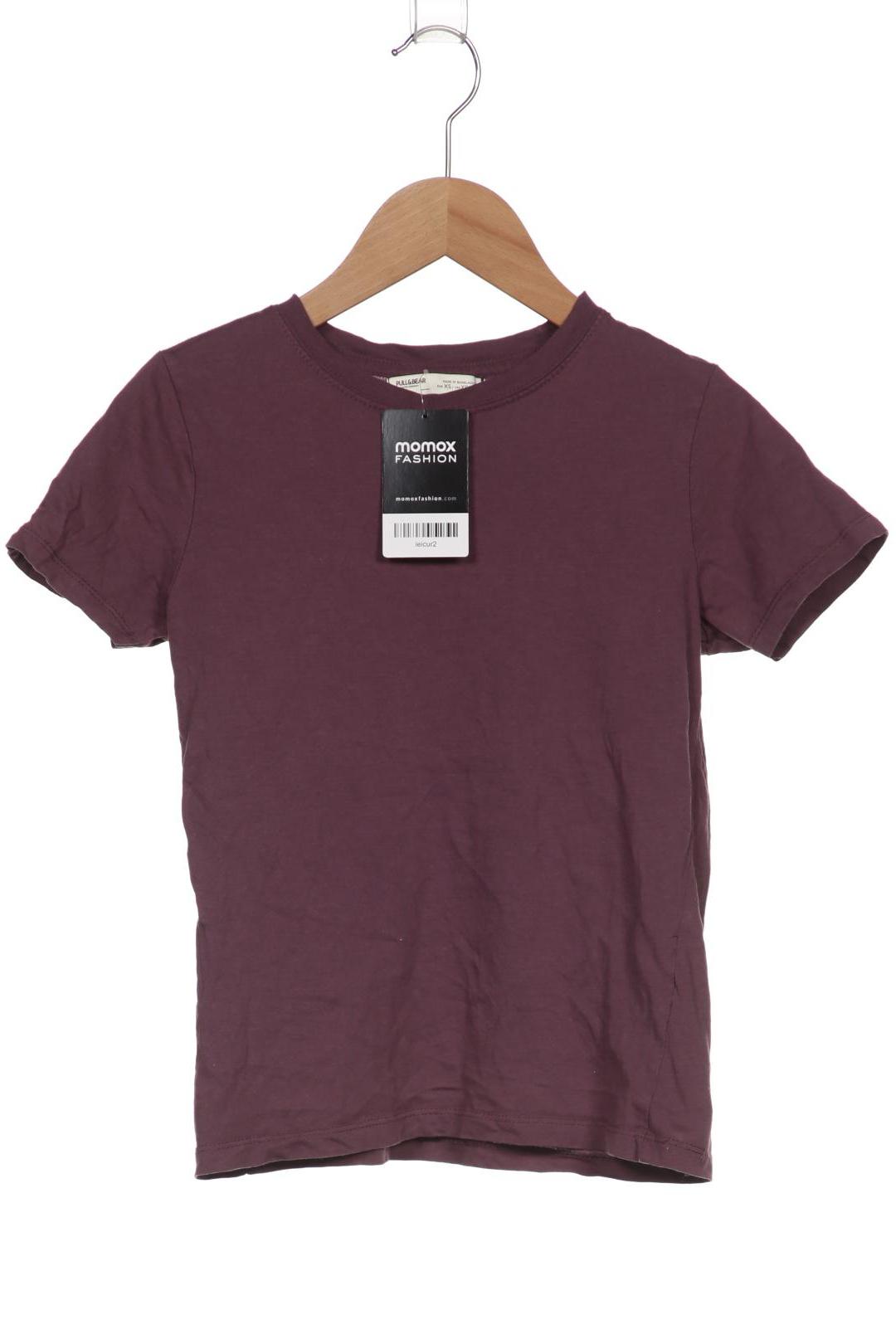 

Pull & Bear Damen T-Shirt, bordeaux