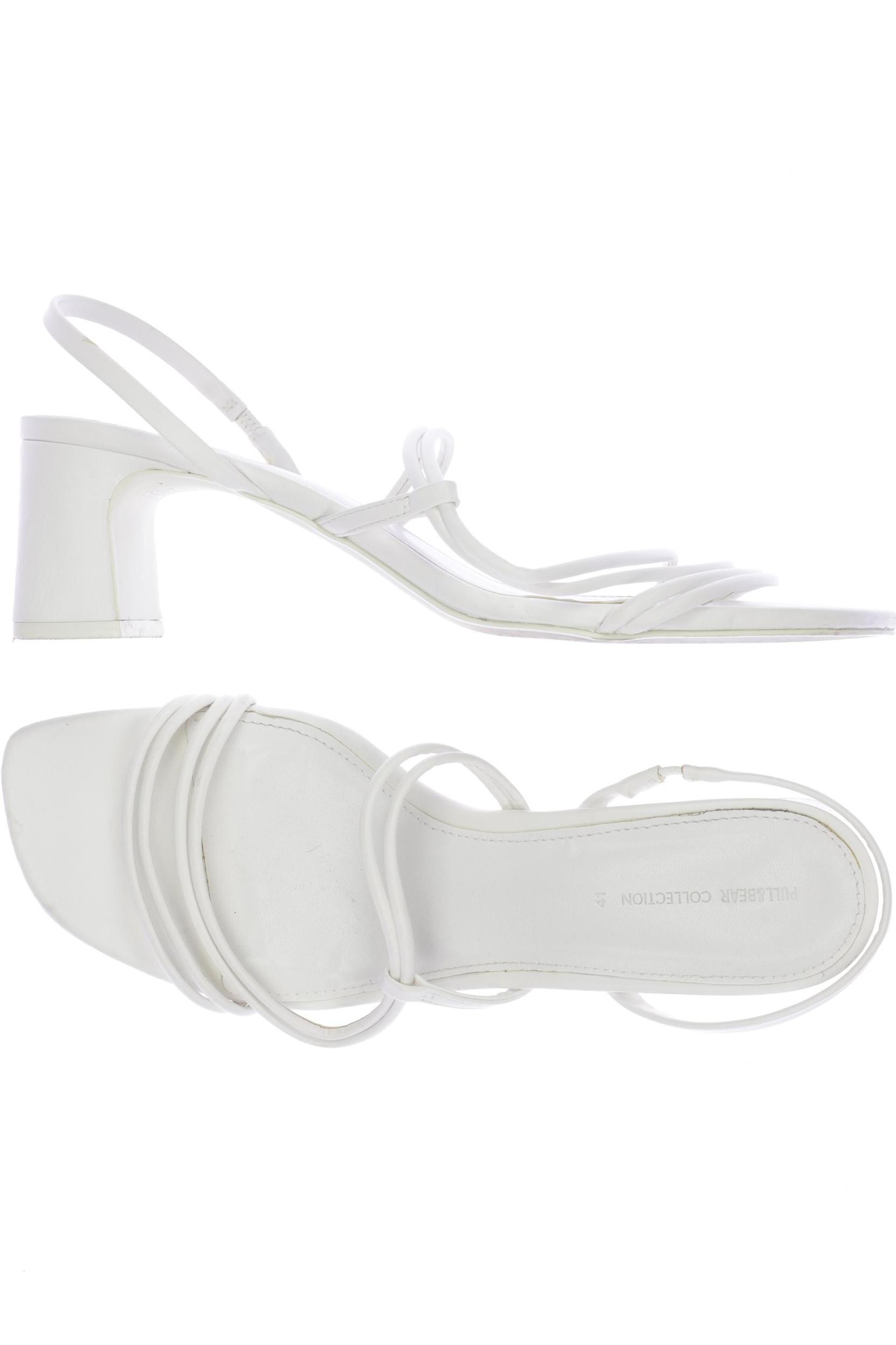 

Pull & Bear Damen Sandale, weiß, Gr. 41