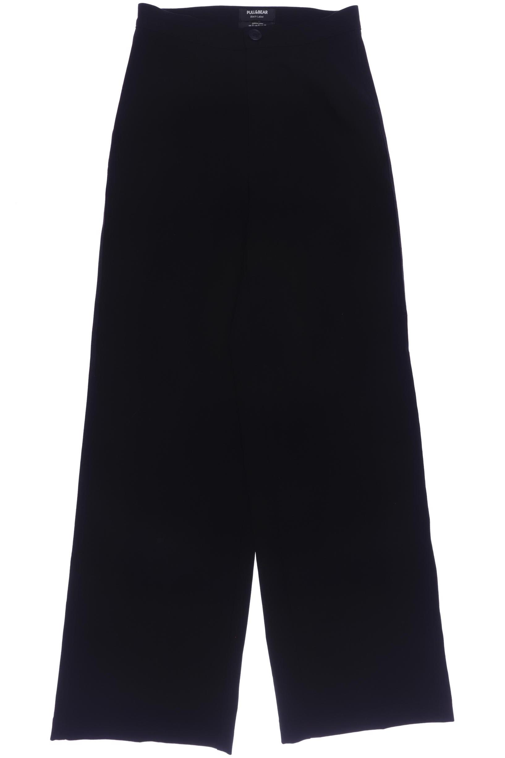 

Pull & Bear Damen Stoffhose, schwarz, Gr. 0