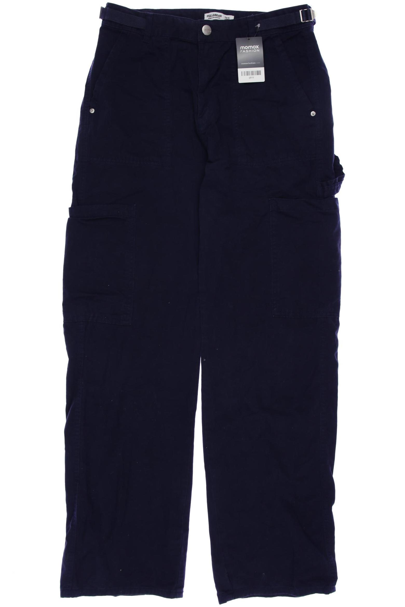 

Pull & Bear Damen Stoffhose, marineblau, Gr. 40