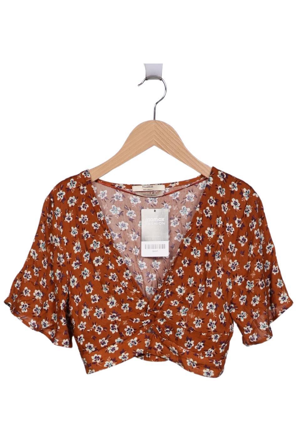 

Pull & Bear Damen T-Shirt, braun, Gr. 36