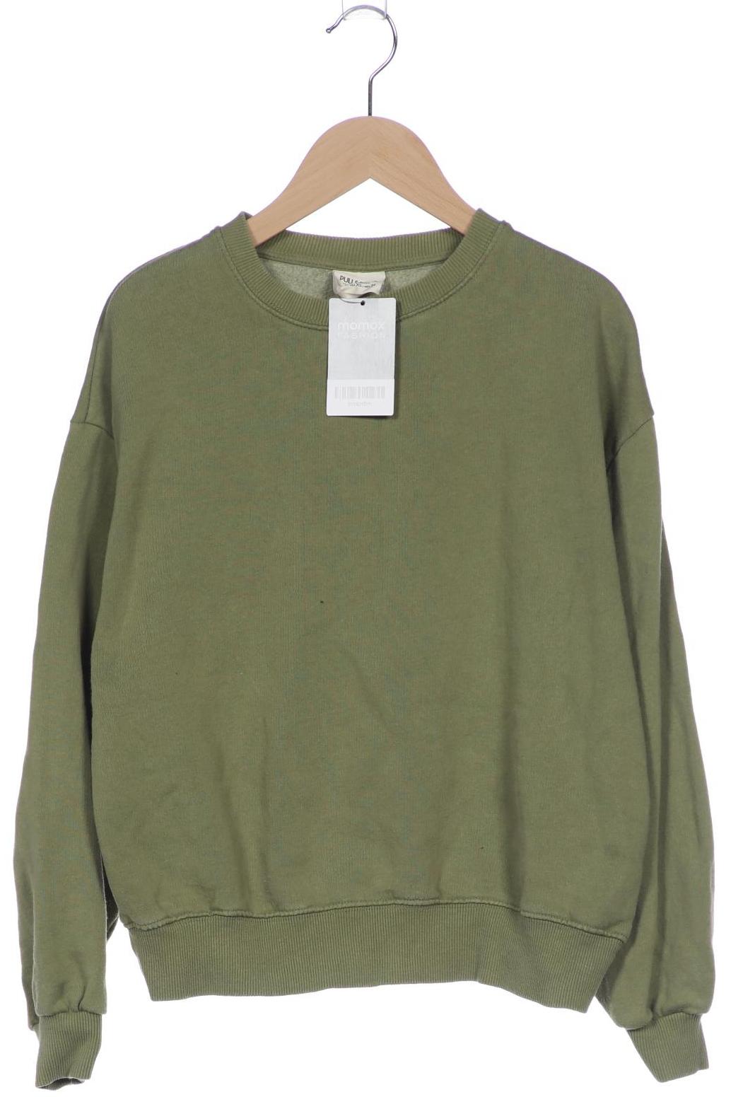 

Pull & Bear Damen Sweatshirt, grün, Gr. 34