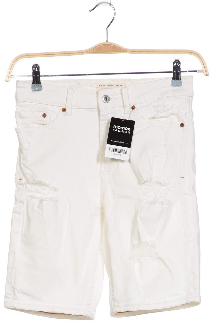 

Pull & Bear Damen Shorts, cremeweiß, Gr. 36