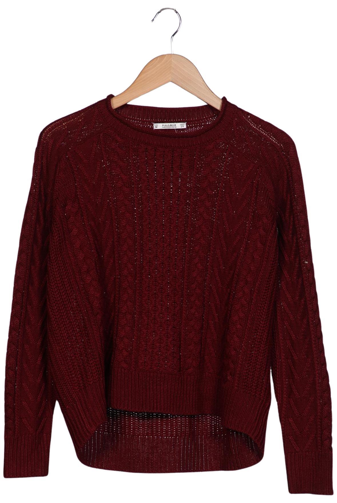 

Pull & Bear Damen Pullover, bordeaux, Gr. 38
