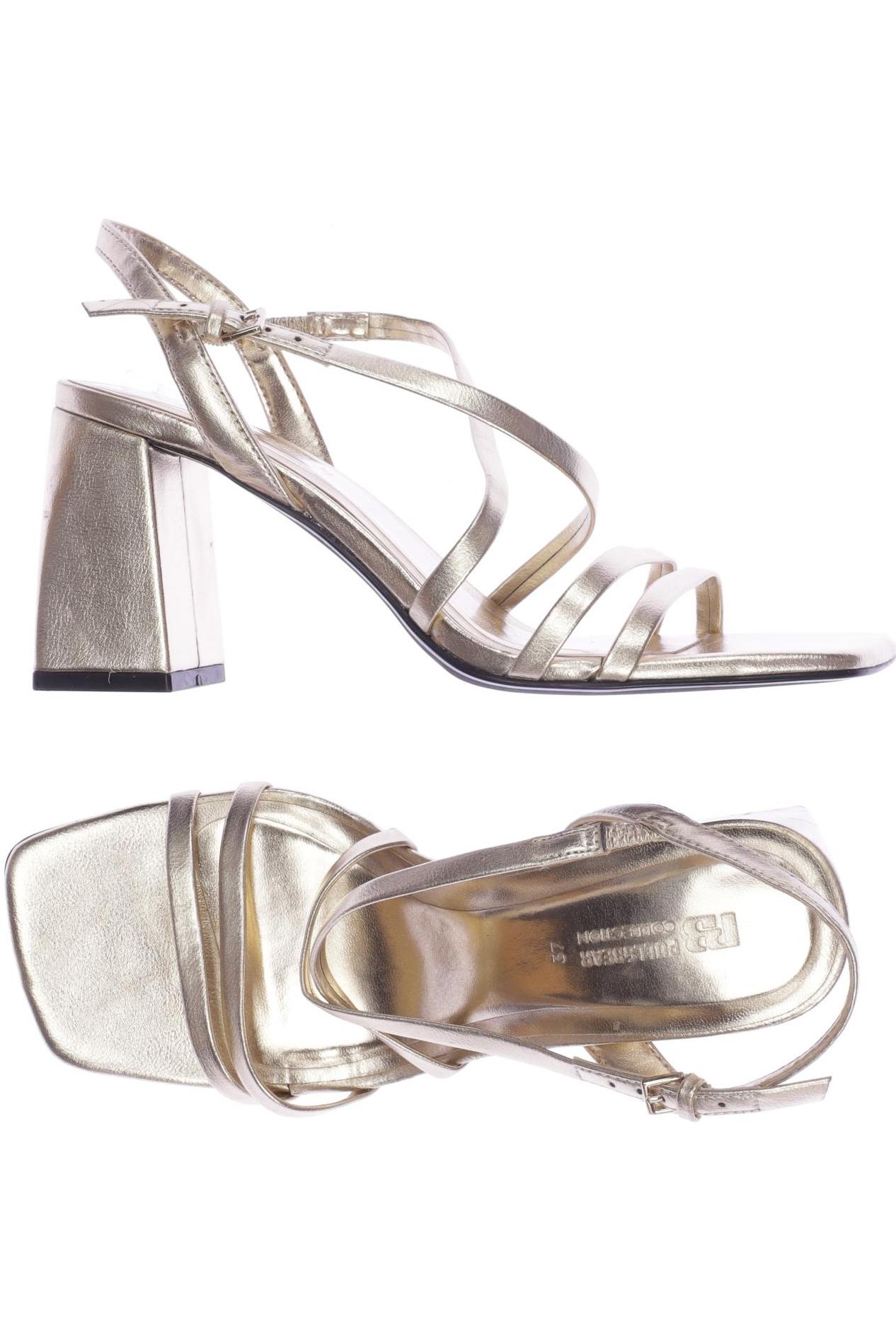 

Pull & Bear Damen Sandale, gold, Gr. 37