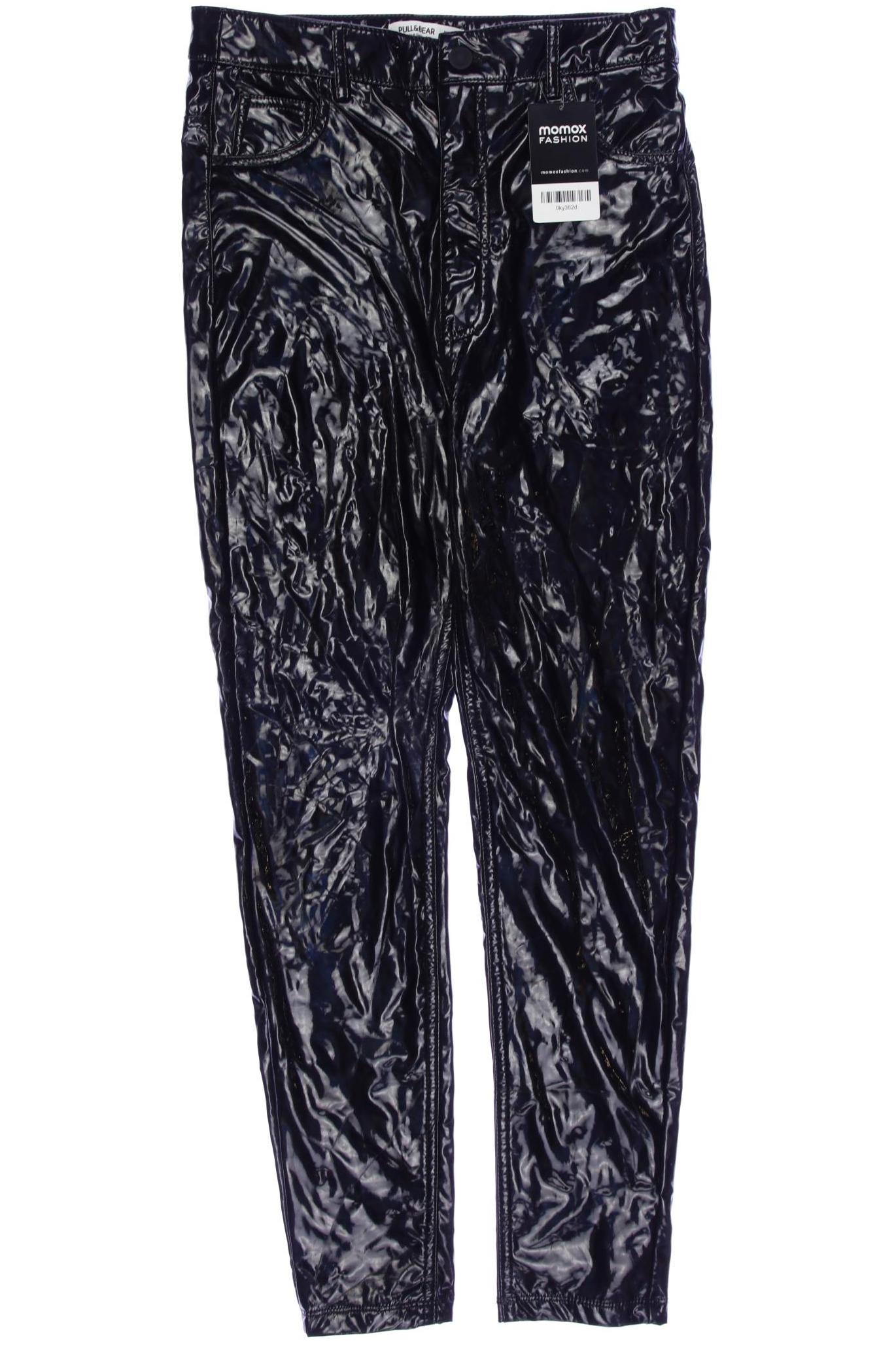 

Pull & Bear Damen Stoffhose, schwarz, Gr. 40