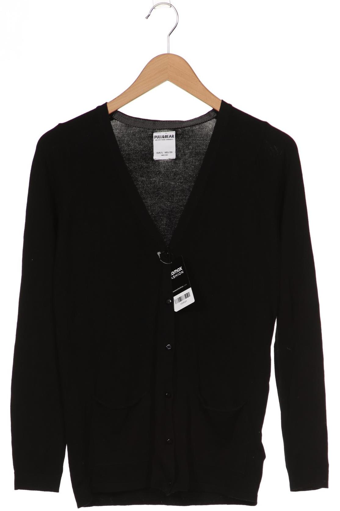 

Pull & Bear Damen Strickjacke, schwarz, Gr. 42
