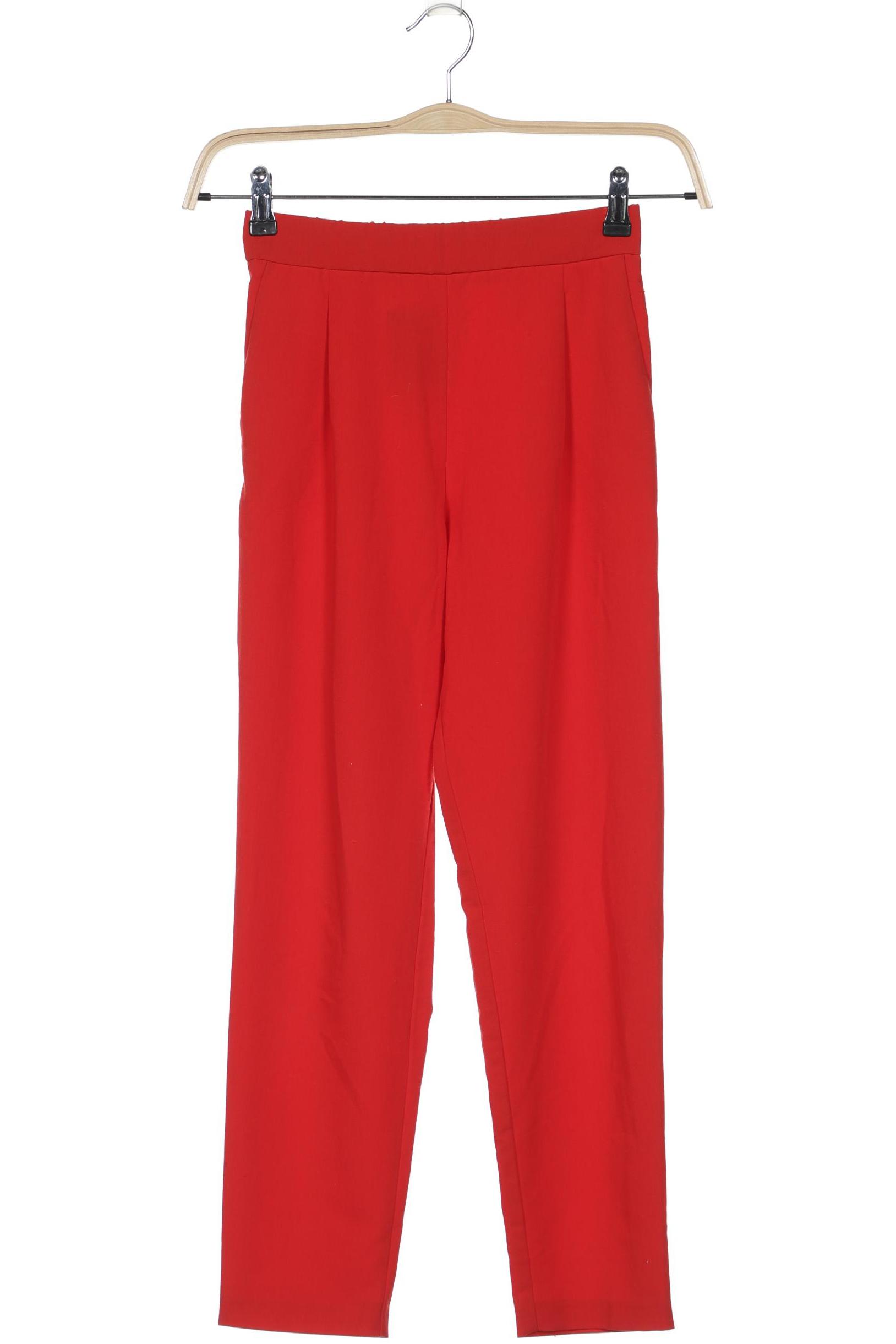 

Pull & Bear Damen Stoffhose, rot