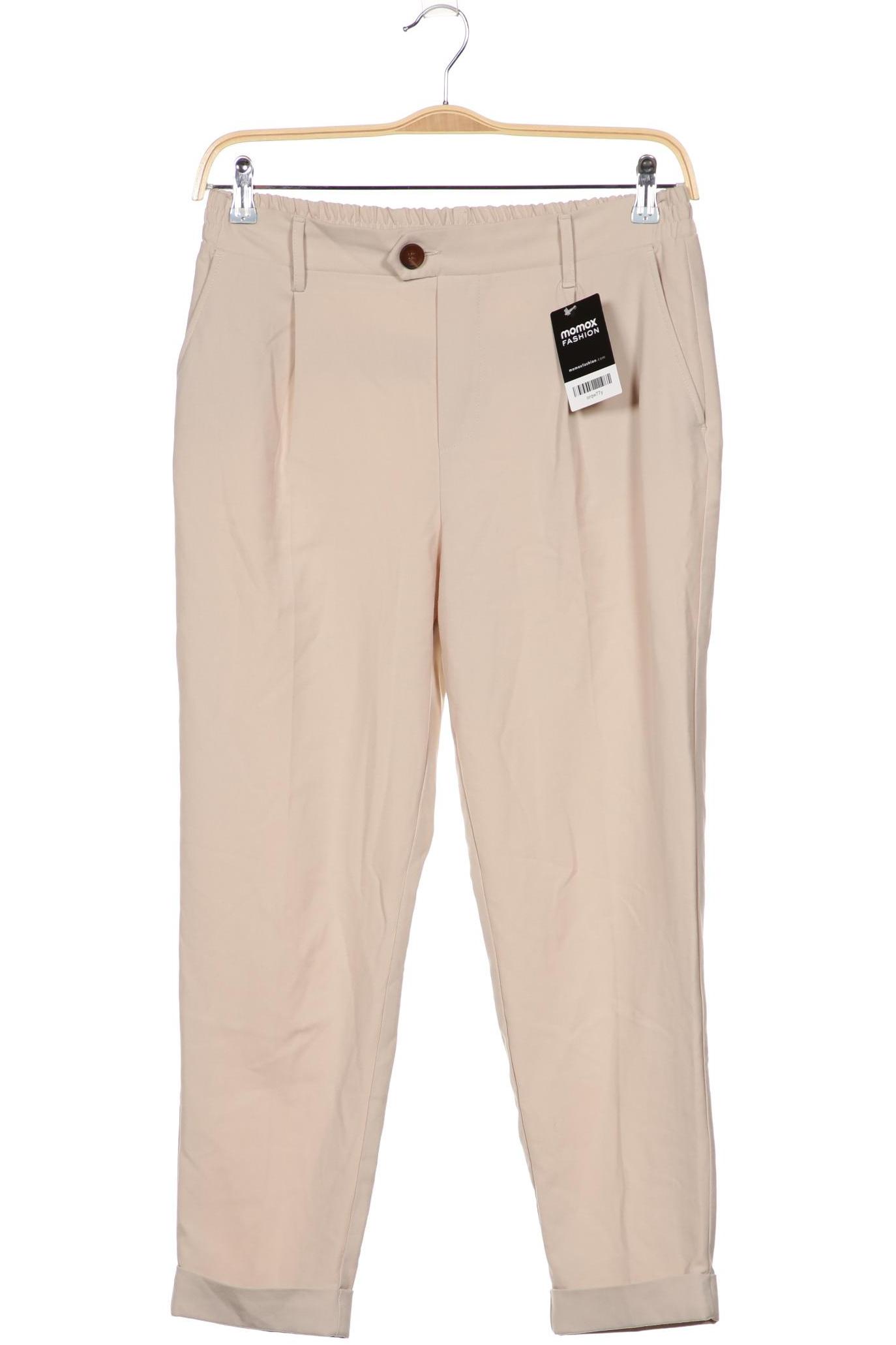 

Pull & Bear Damen Stoffhose, cremeweiß, Gr. 0