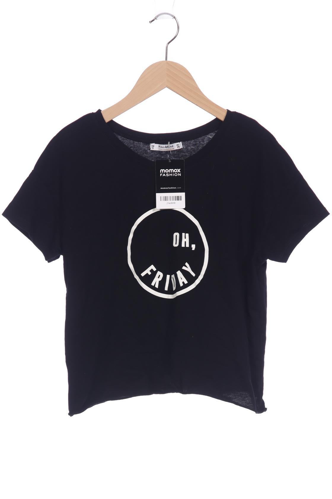 

Pull & Bear Damen T-Shirt, schwarz, Gr. 36