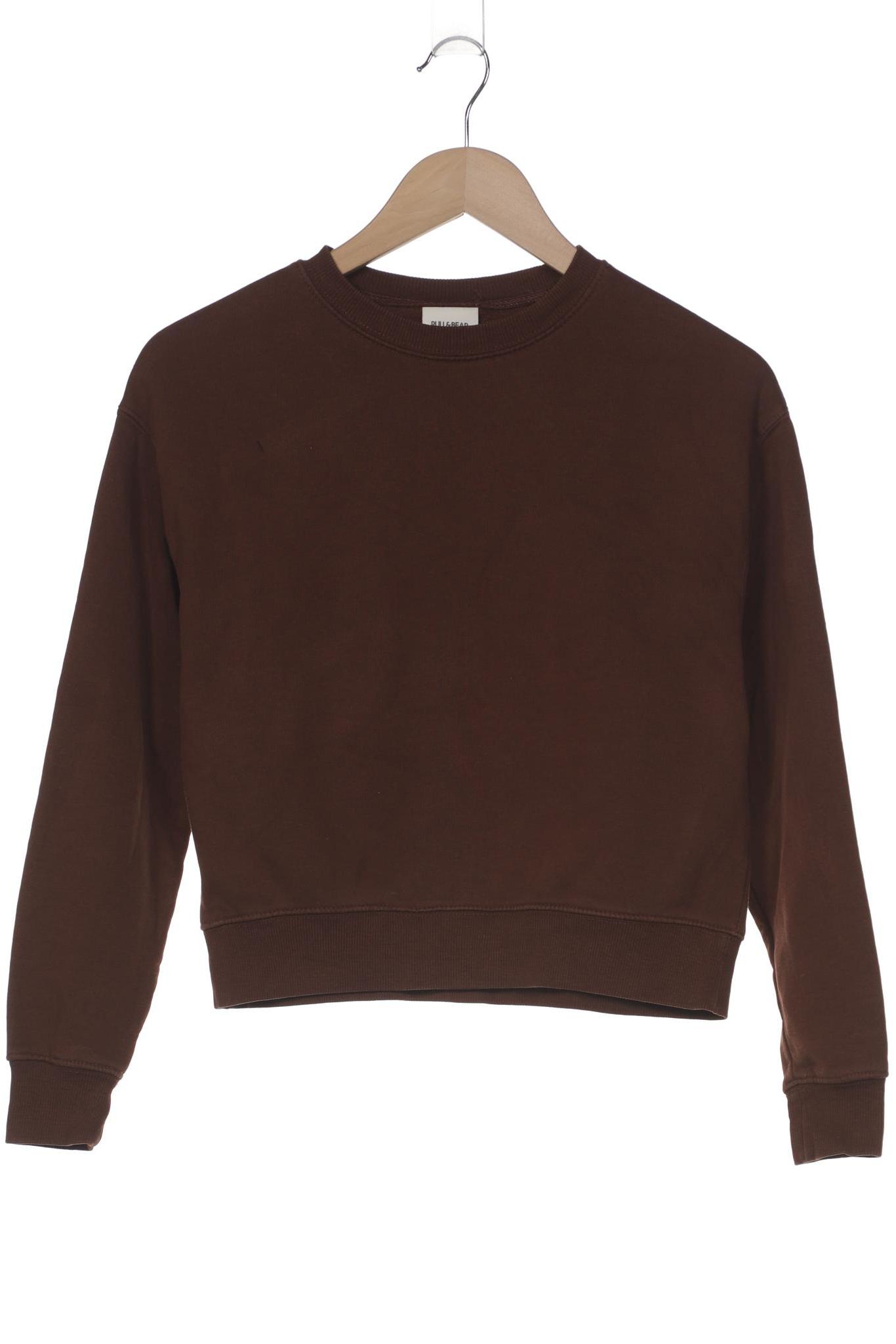 

Pull & Bear Damen Sweatshirt, braun, Gr. 34