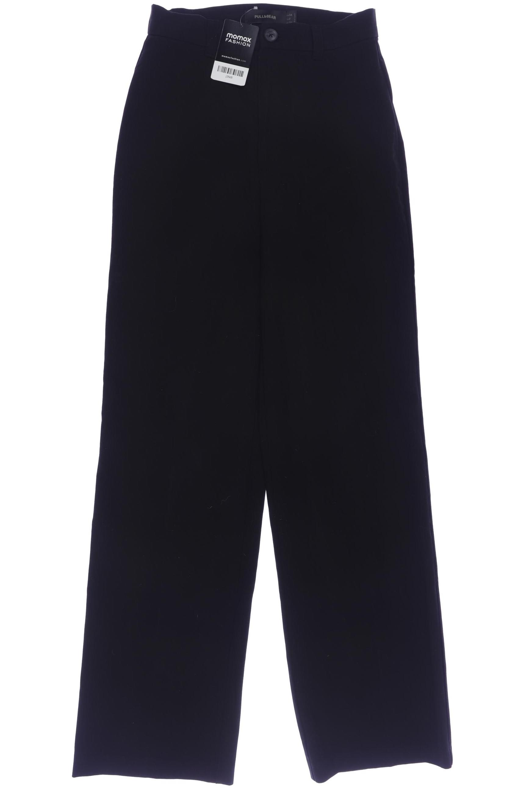 

Pull & Bear Damen Stoffhose, schwarz, Gr. 34