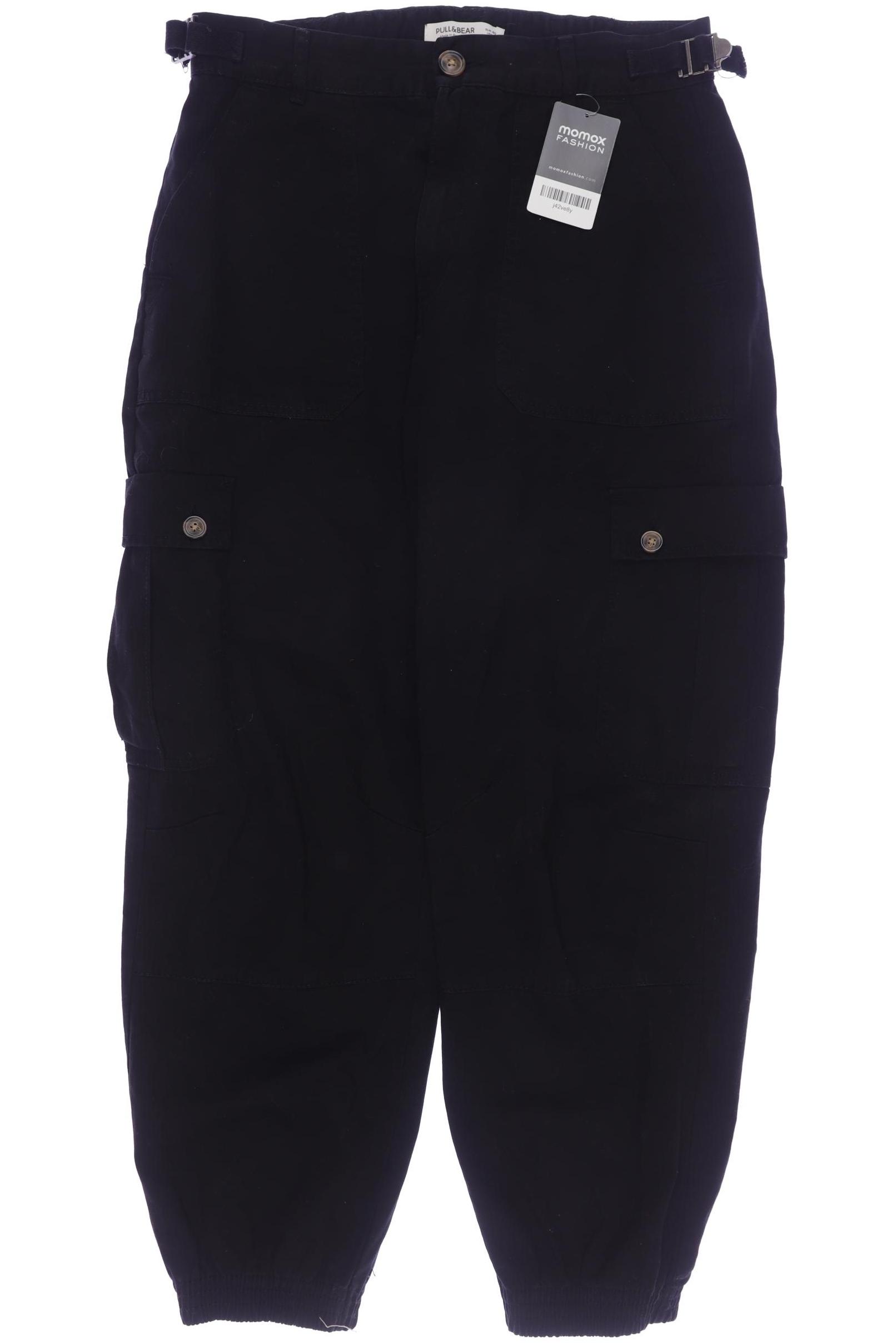 Thumbnail - Pull &amp; Bear Damen Stoffhose, schwarz, Gr. 40