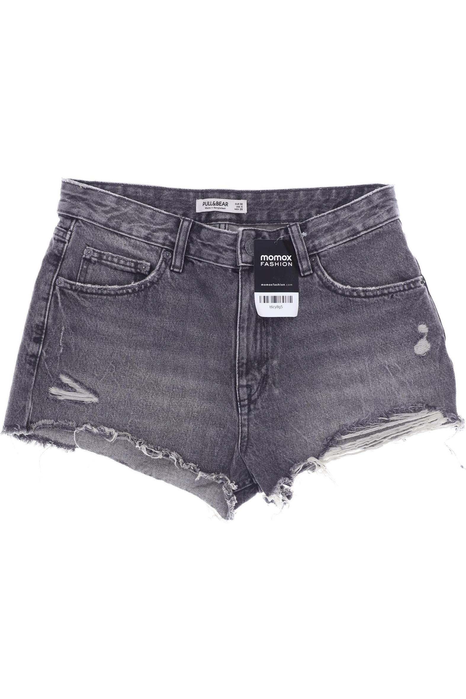 

Pull & Bear Damen Shorts, grau, Gr. 38