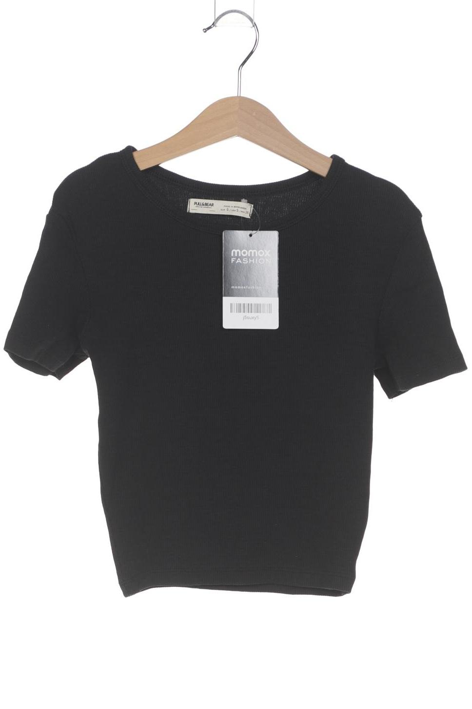 

Pull & Bear Damen T-Shirt, schwarz, Gr. 36