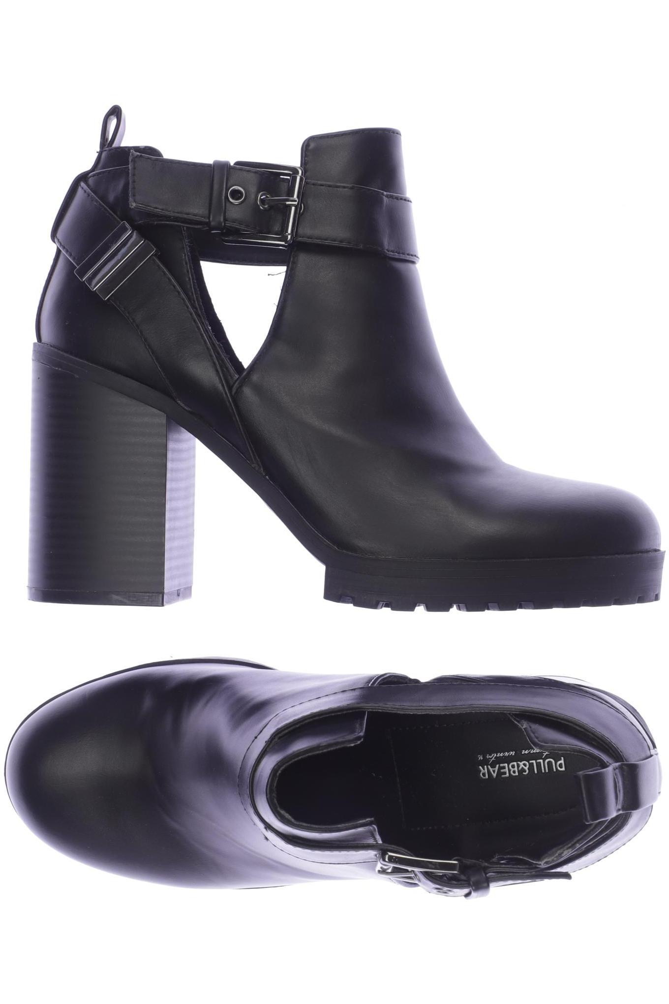 

Pull & Bear Damen Stiefelette, schwarz
