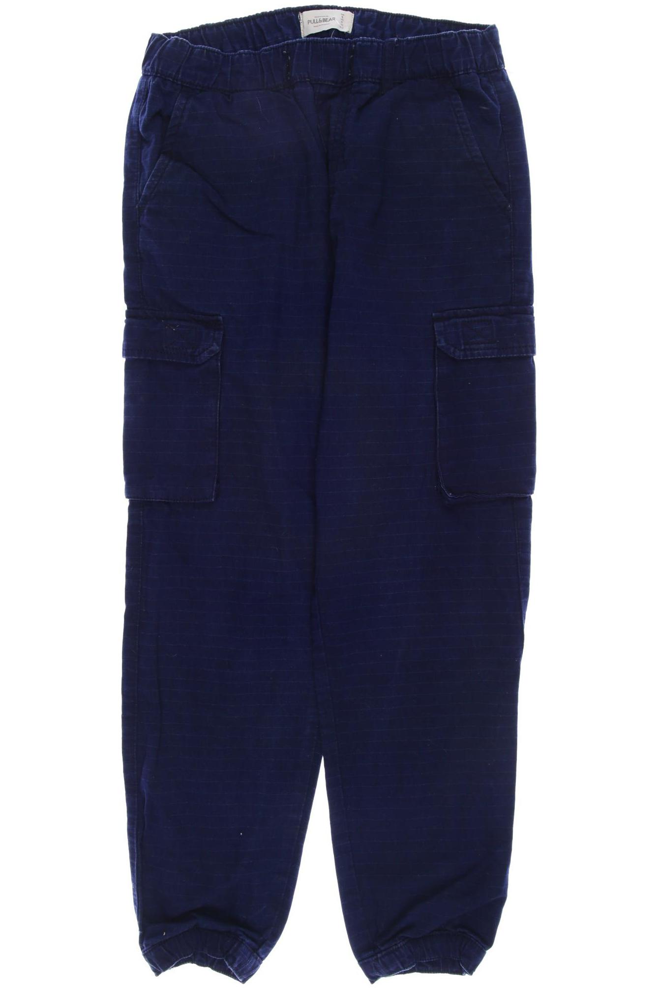 

Pull & Bear Damen Stoffhose, marineblau, Gr. 0
