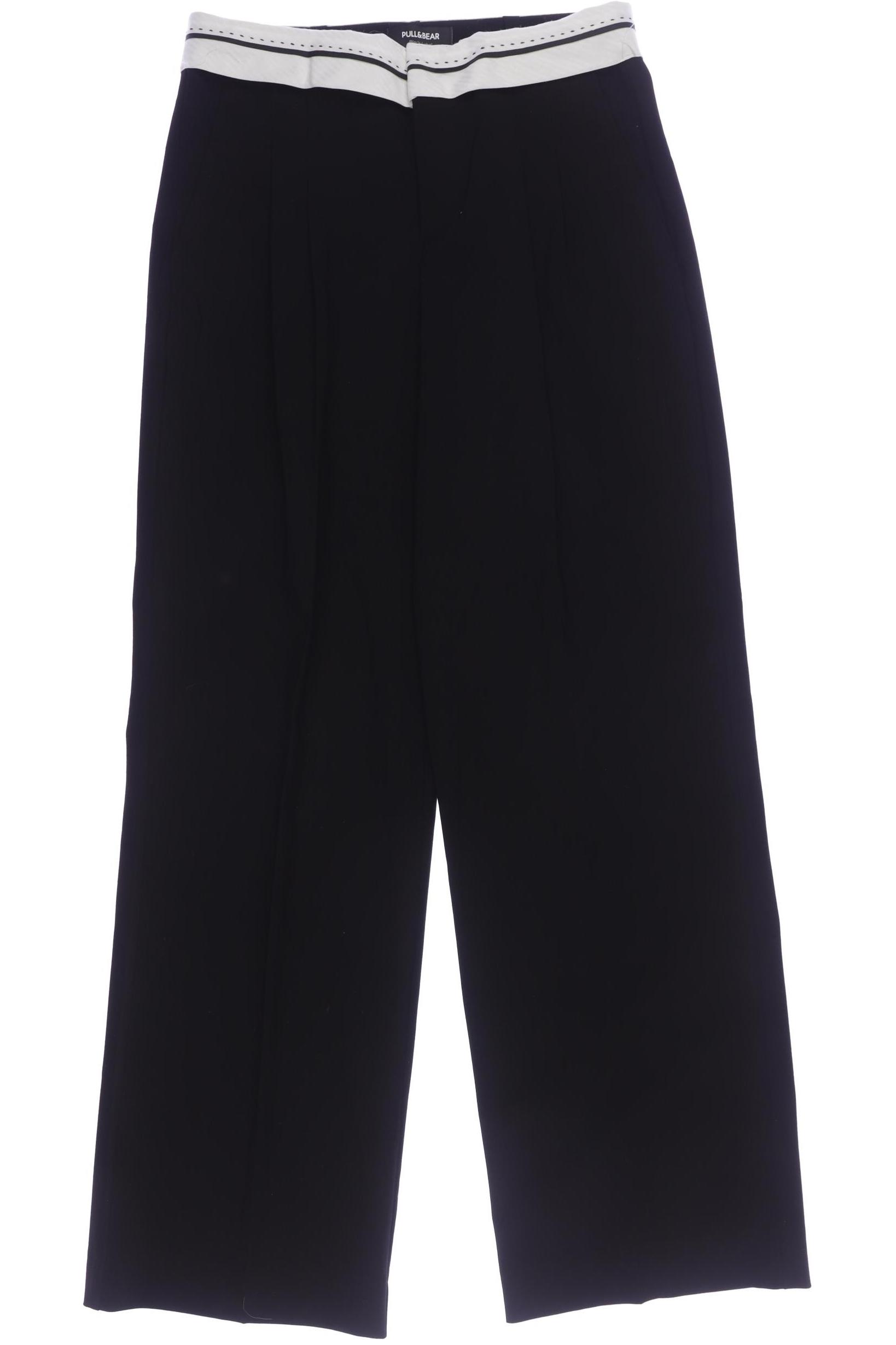

Pull & Bear Damen Stoffhose, schwarz, Gr. 0